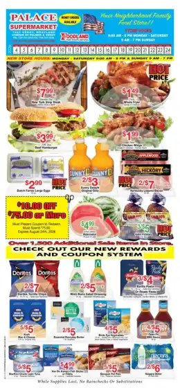 Palace & Foodmax Supermarket Indexed Weekly