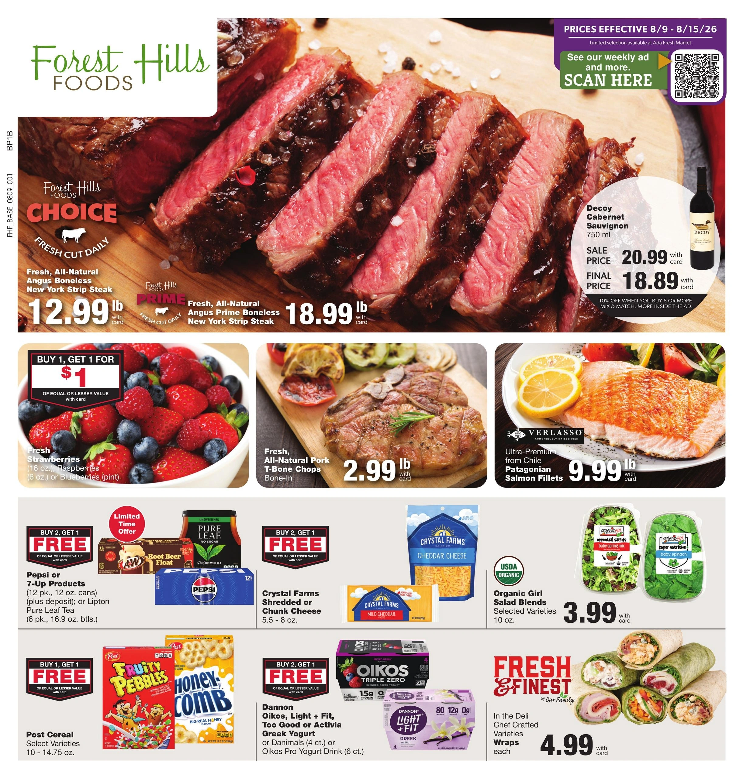Forest Hills Foods flyer page 1