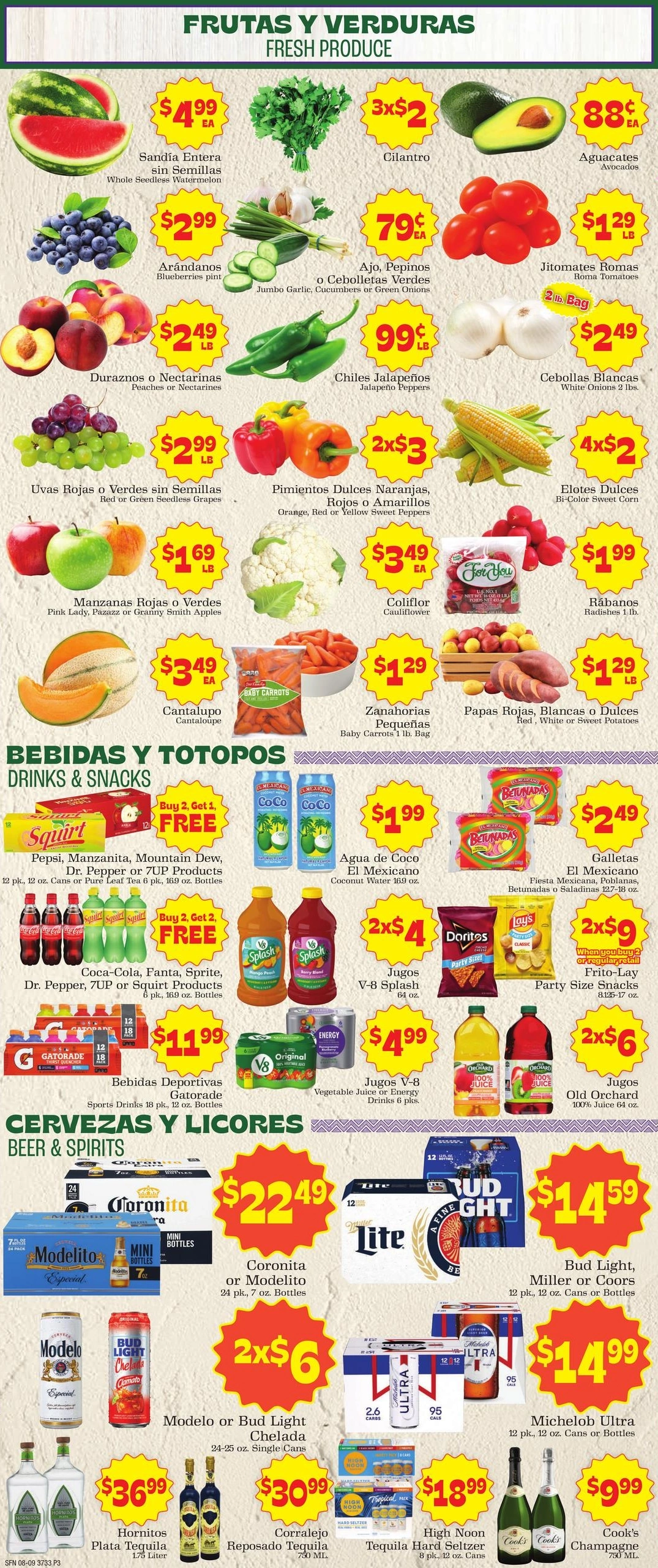 Supermercado Nuestra Familia flyer page 3