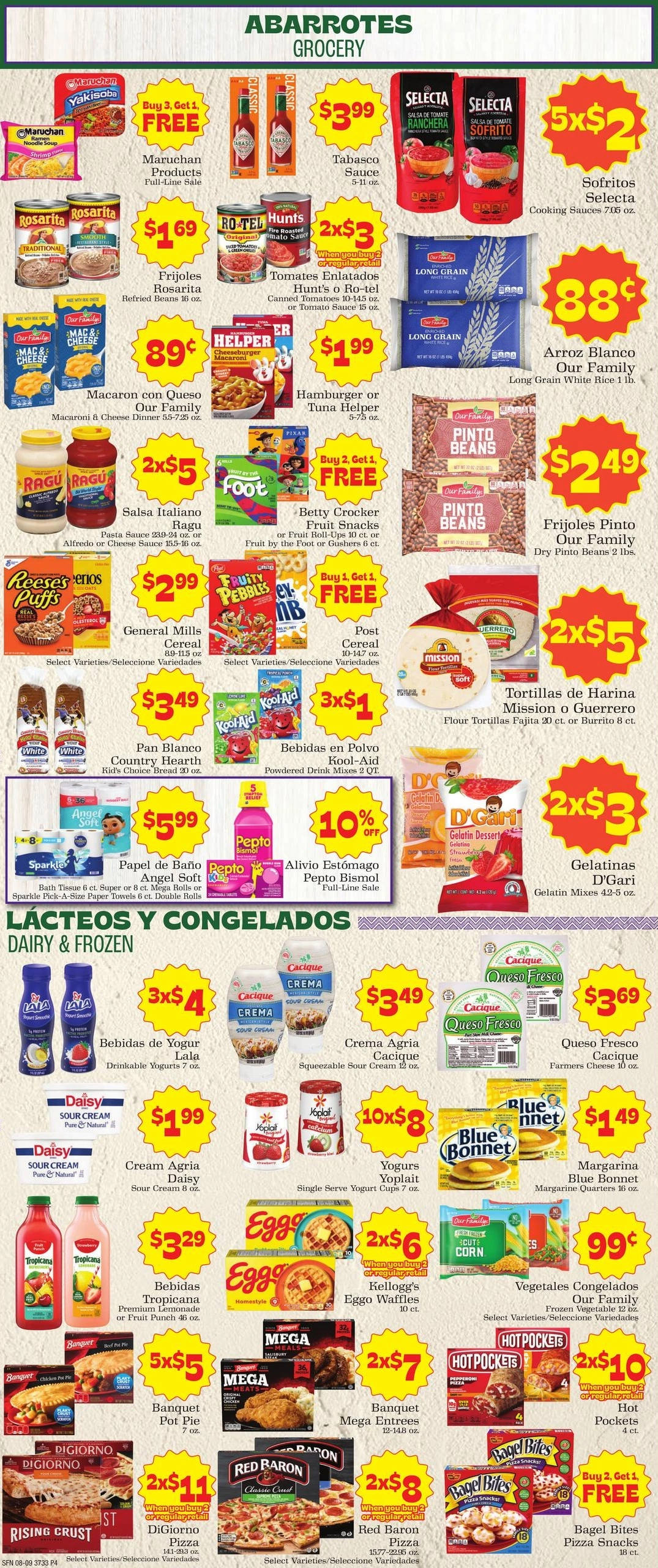 Supermercado Nuestra Familia flyer page 4