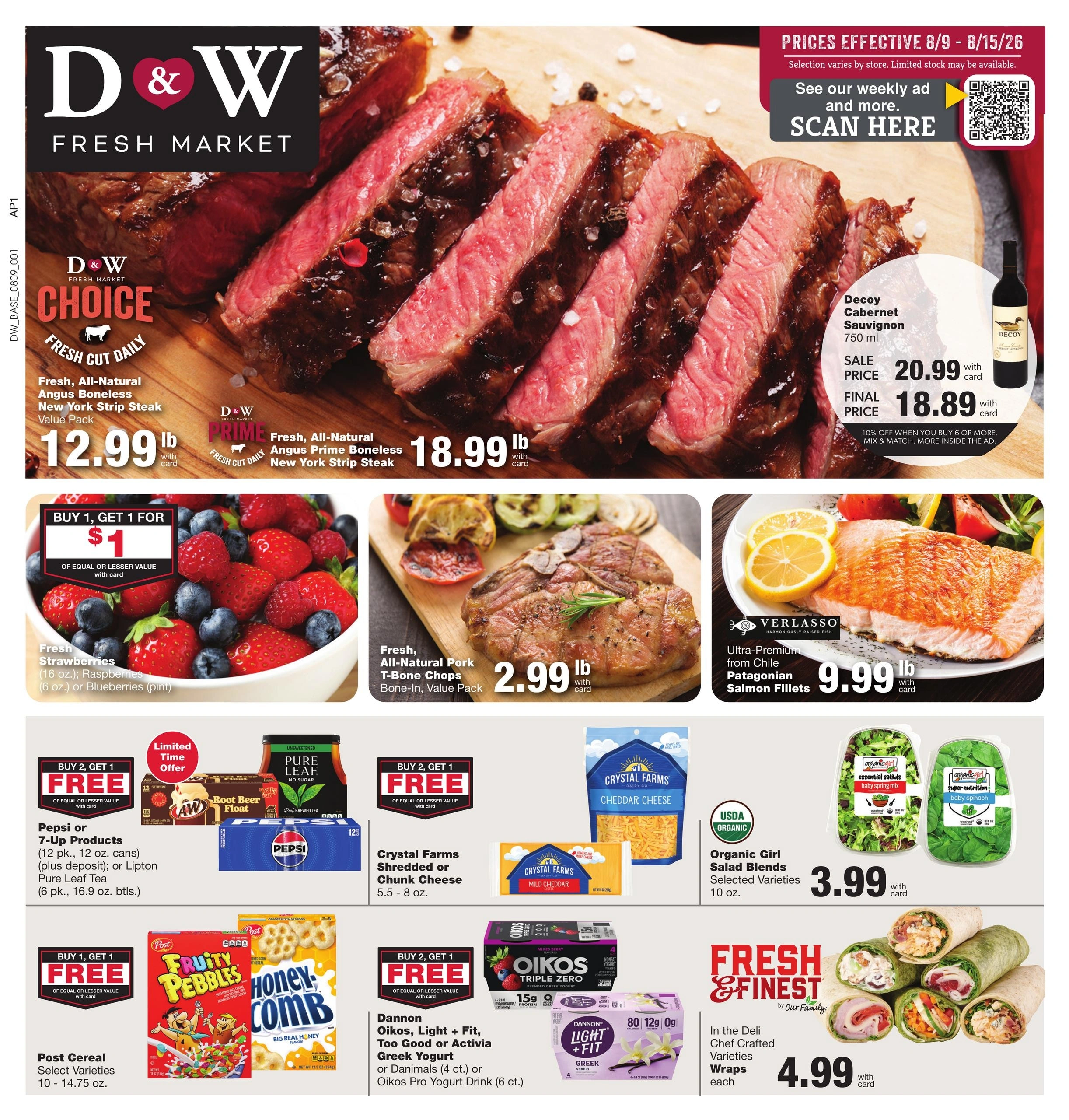 D&W Fresh Market flyer page 1