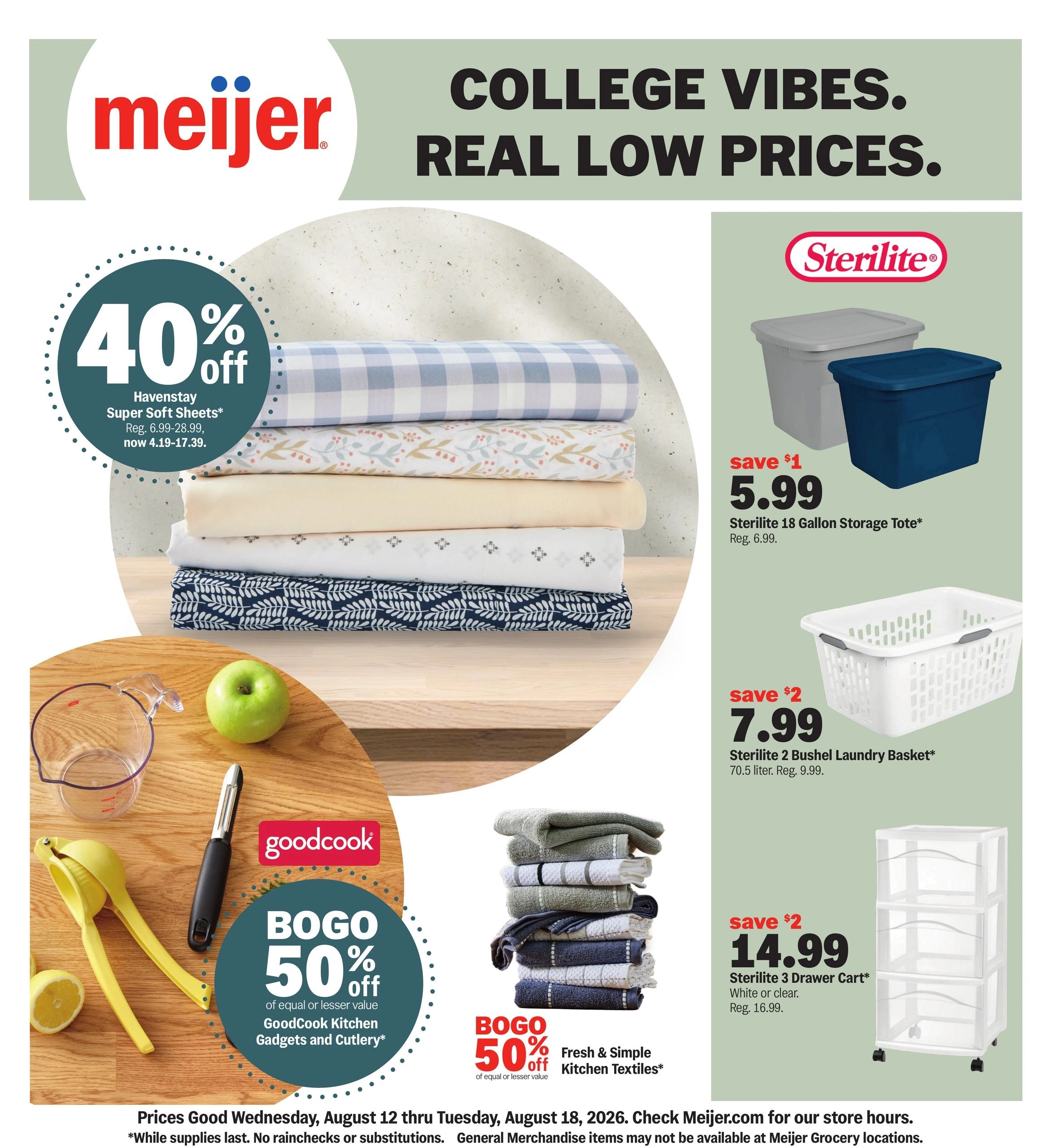 Meijer flyer page 1