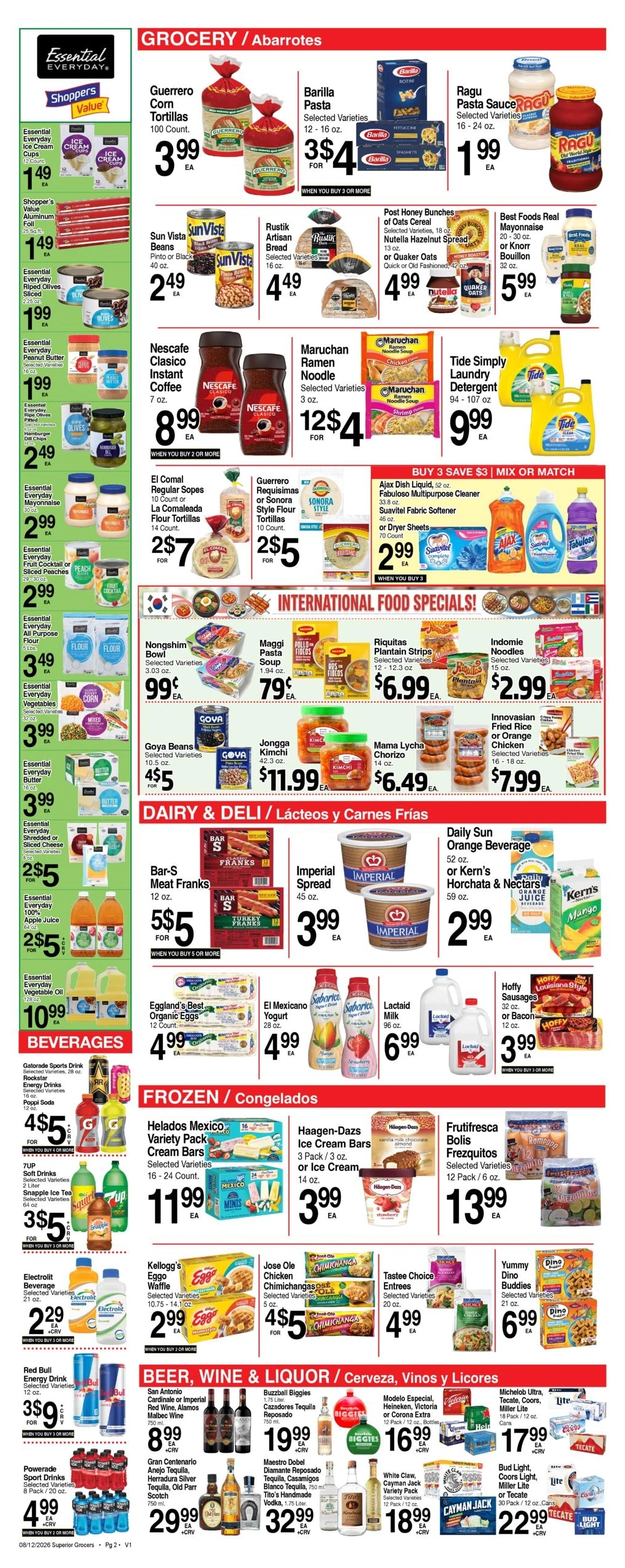 Superior Grocers flyer page 2