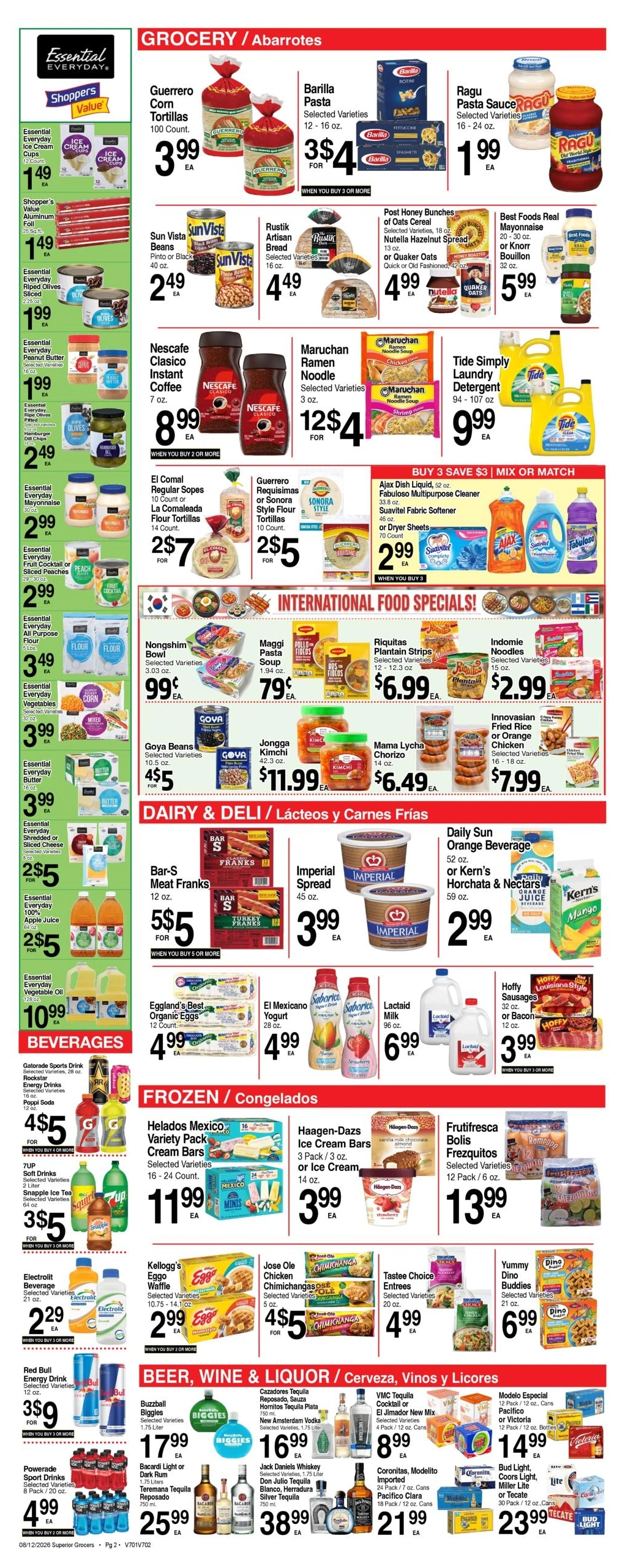 Superior Grocers flyer page 2