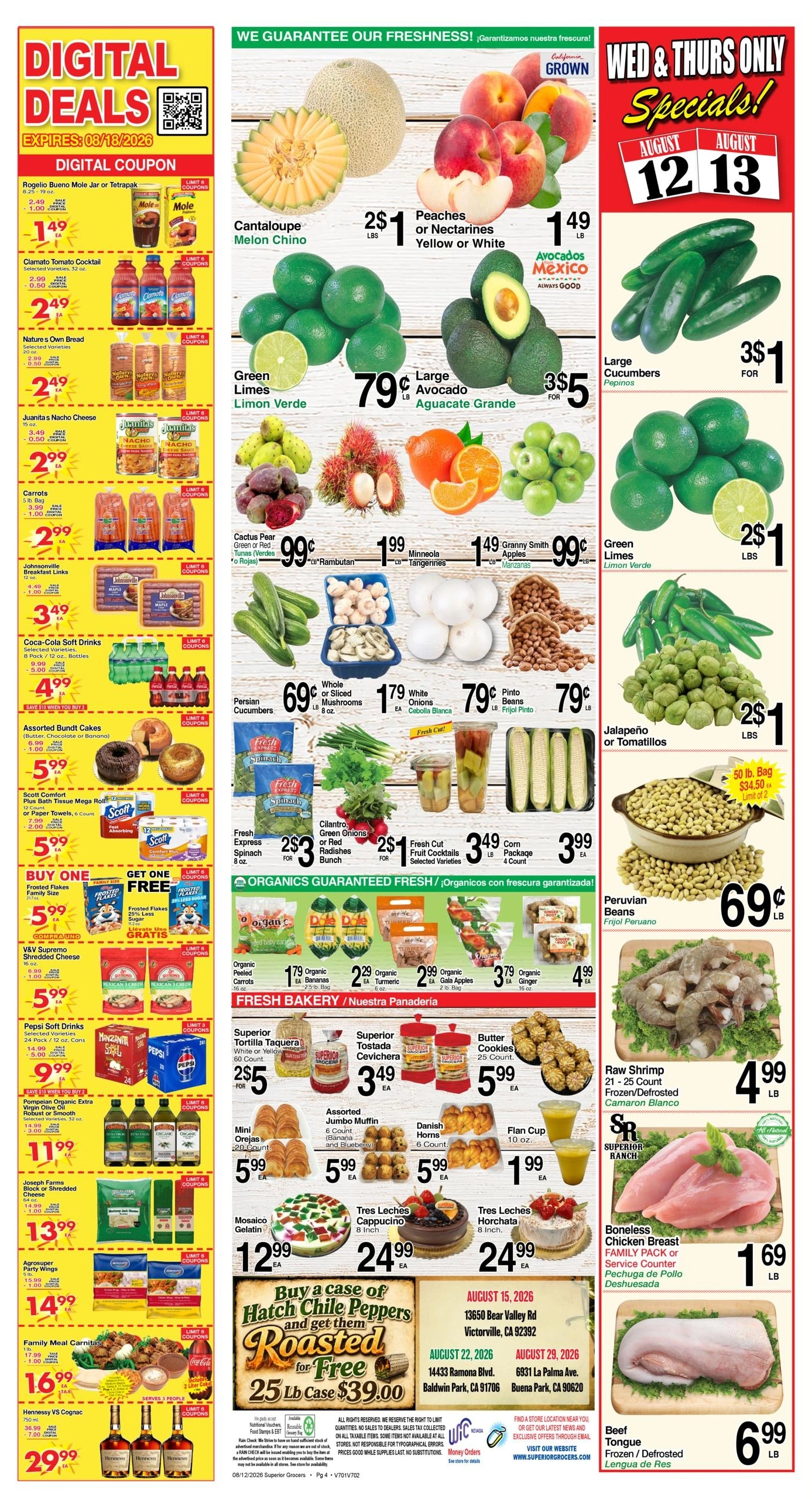 Superior Grocers flyer page 4