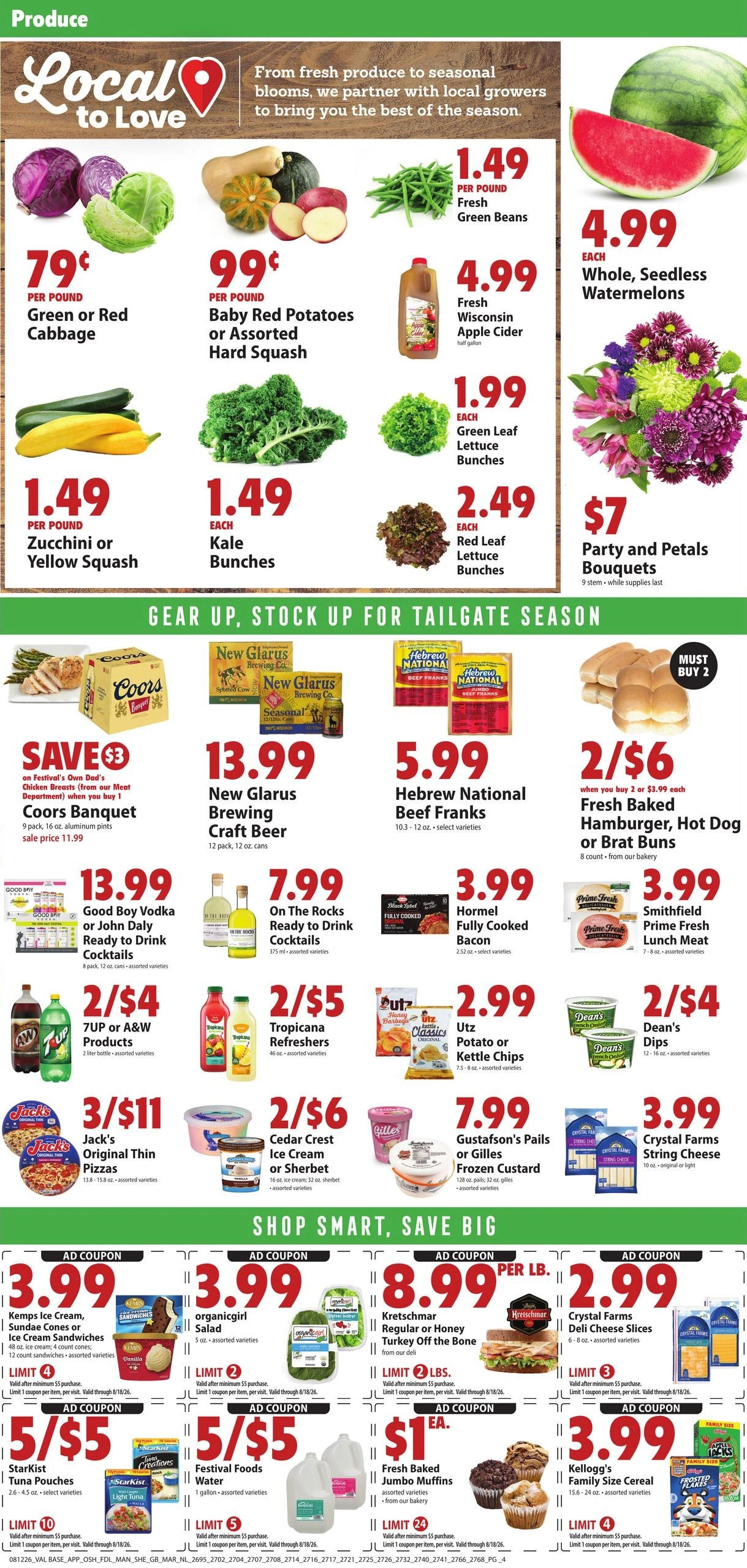 Festival Foods flyer page 4