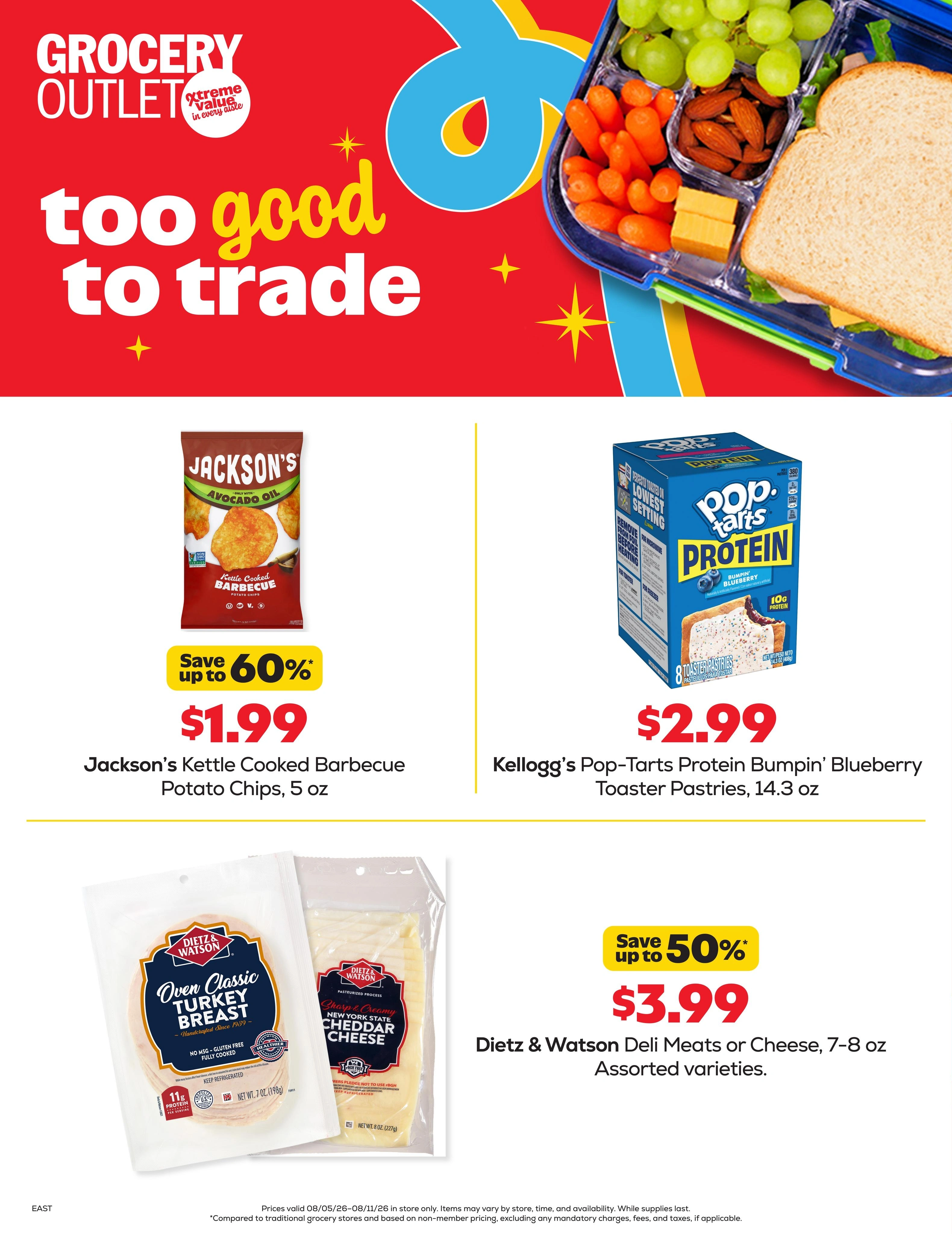 Grocery Outlet flyer page 1