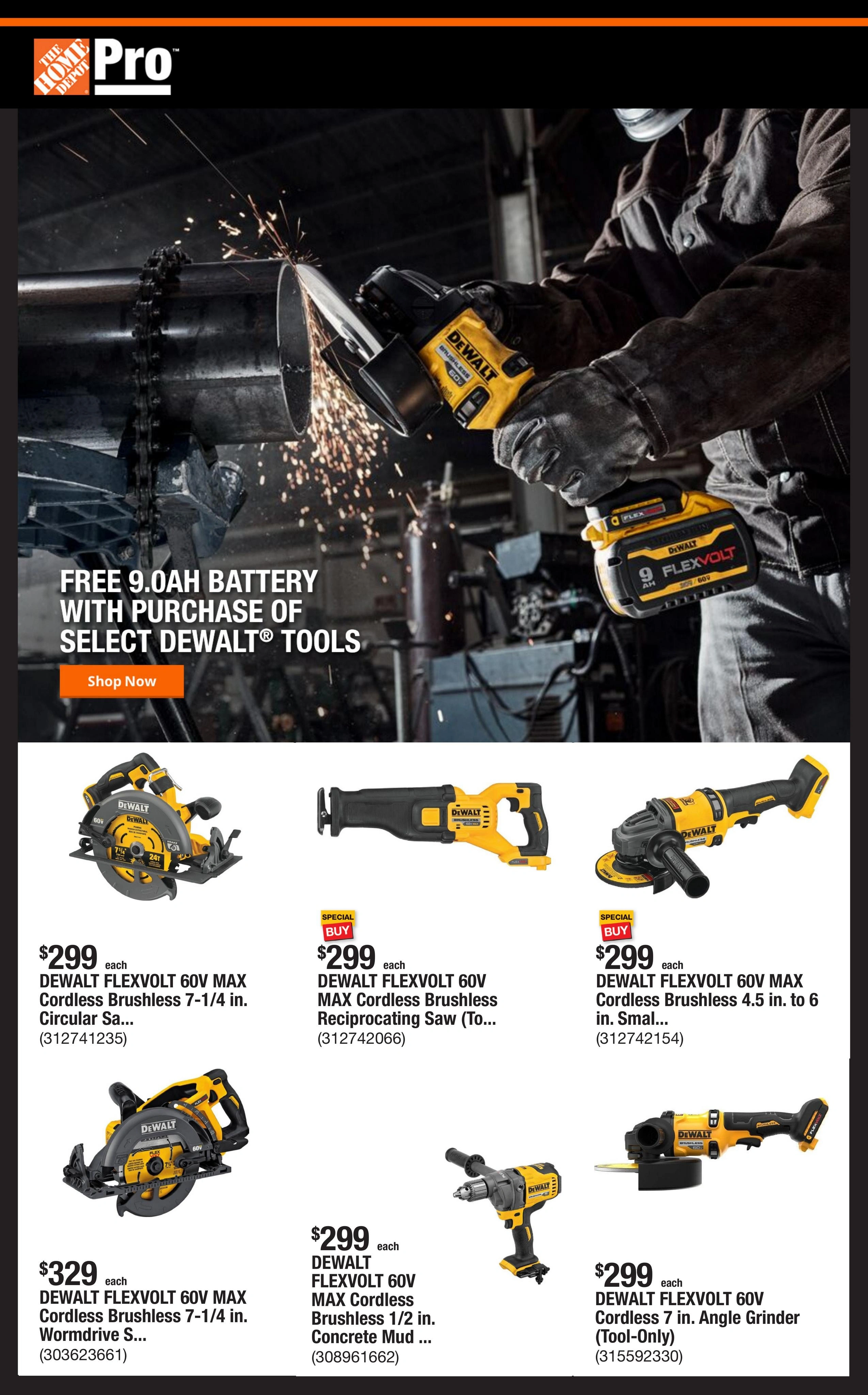 Home Depot flyer page 1