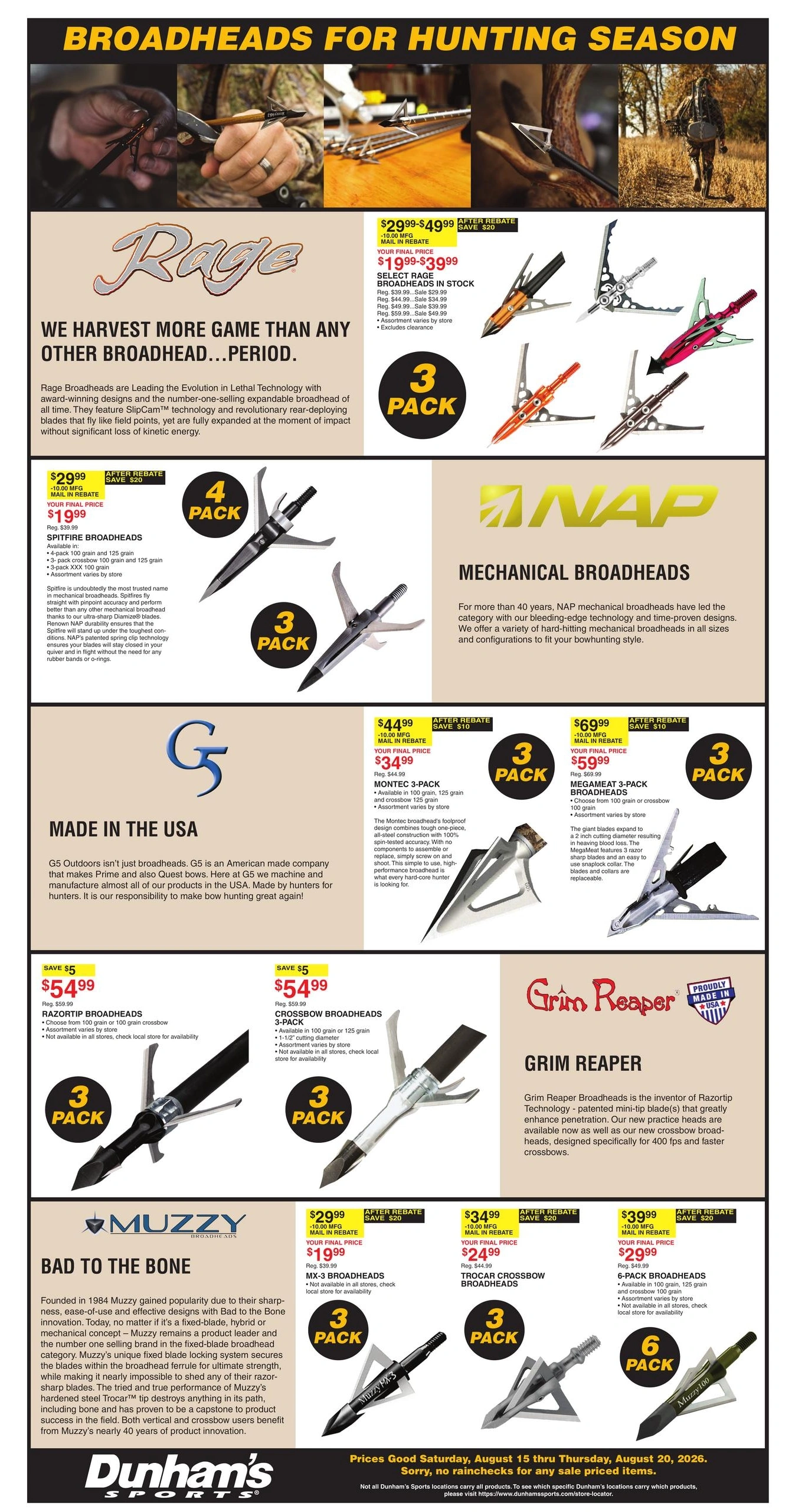 Dunham's Sports flyer page 6