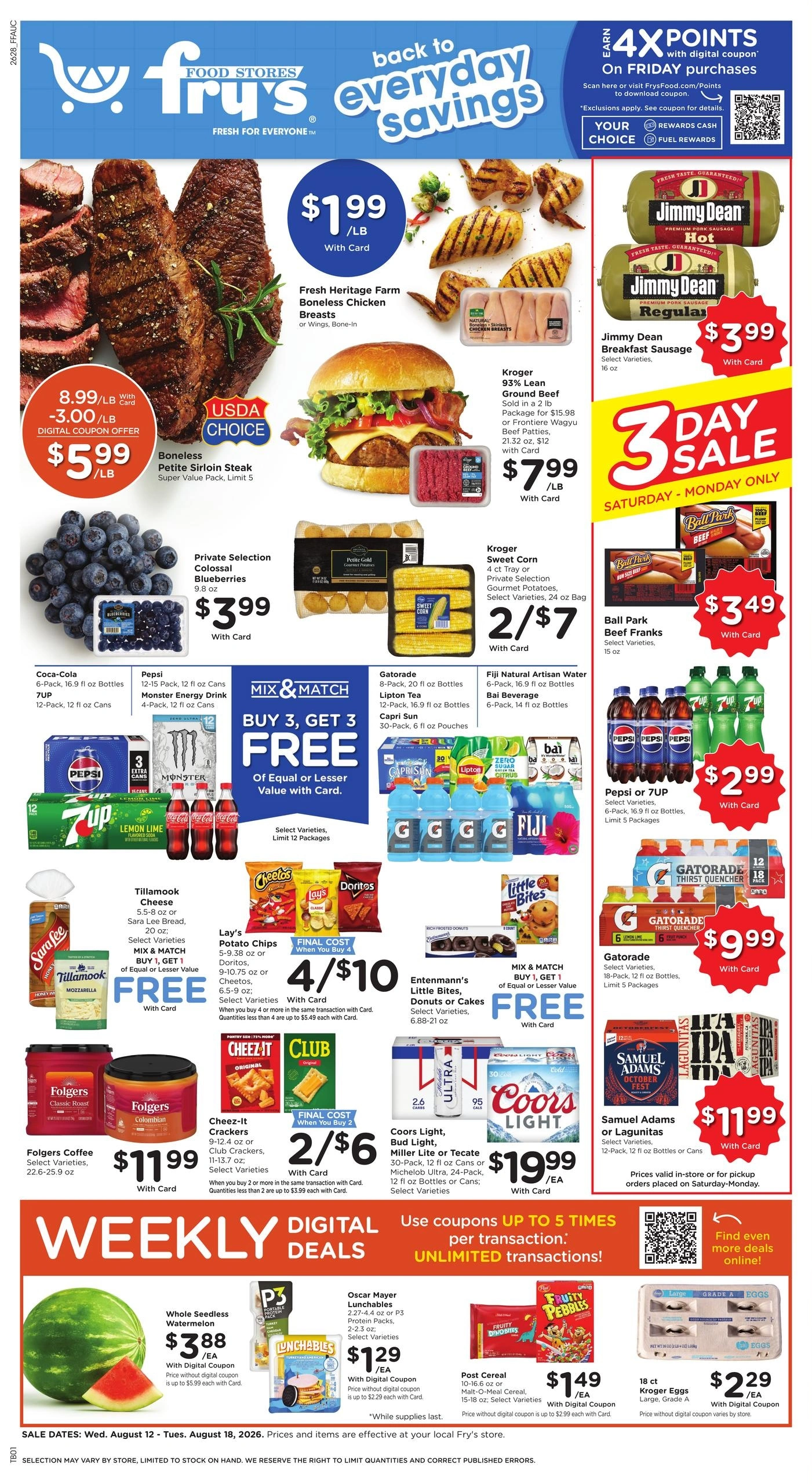 Fry's Food Stores flyer page 1