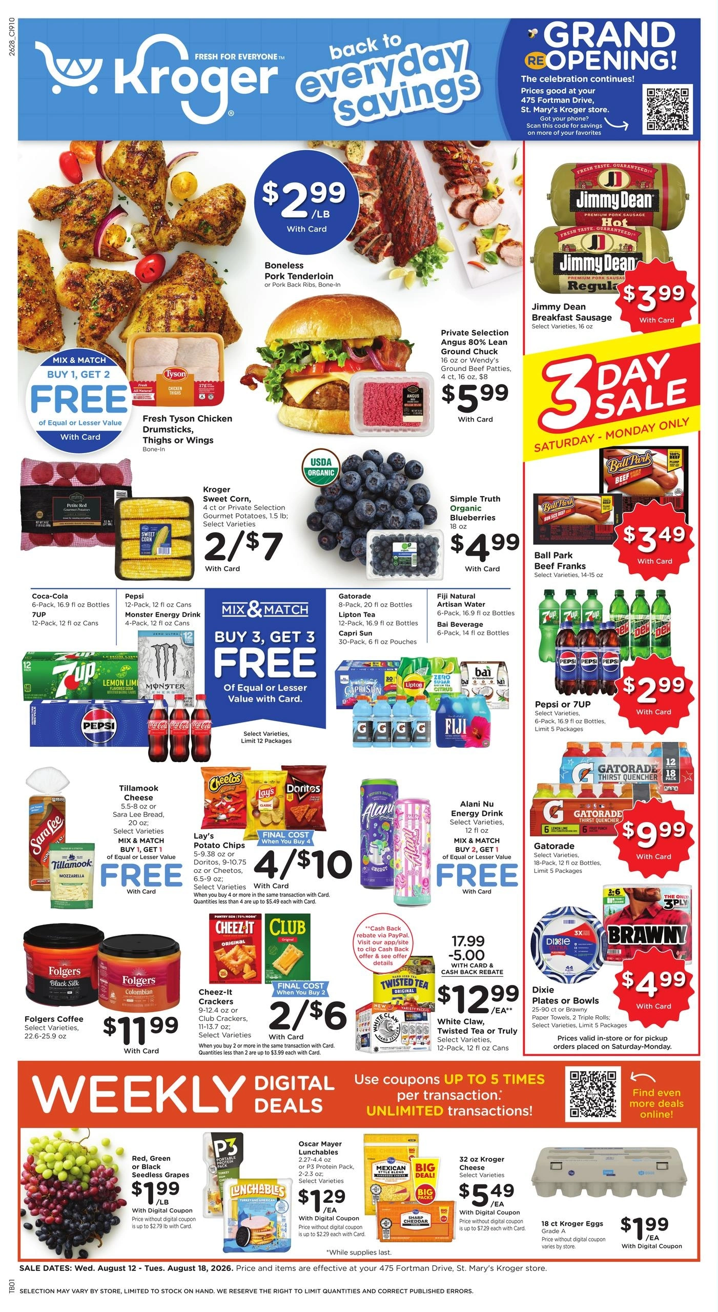 Kroger flyer page 1