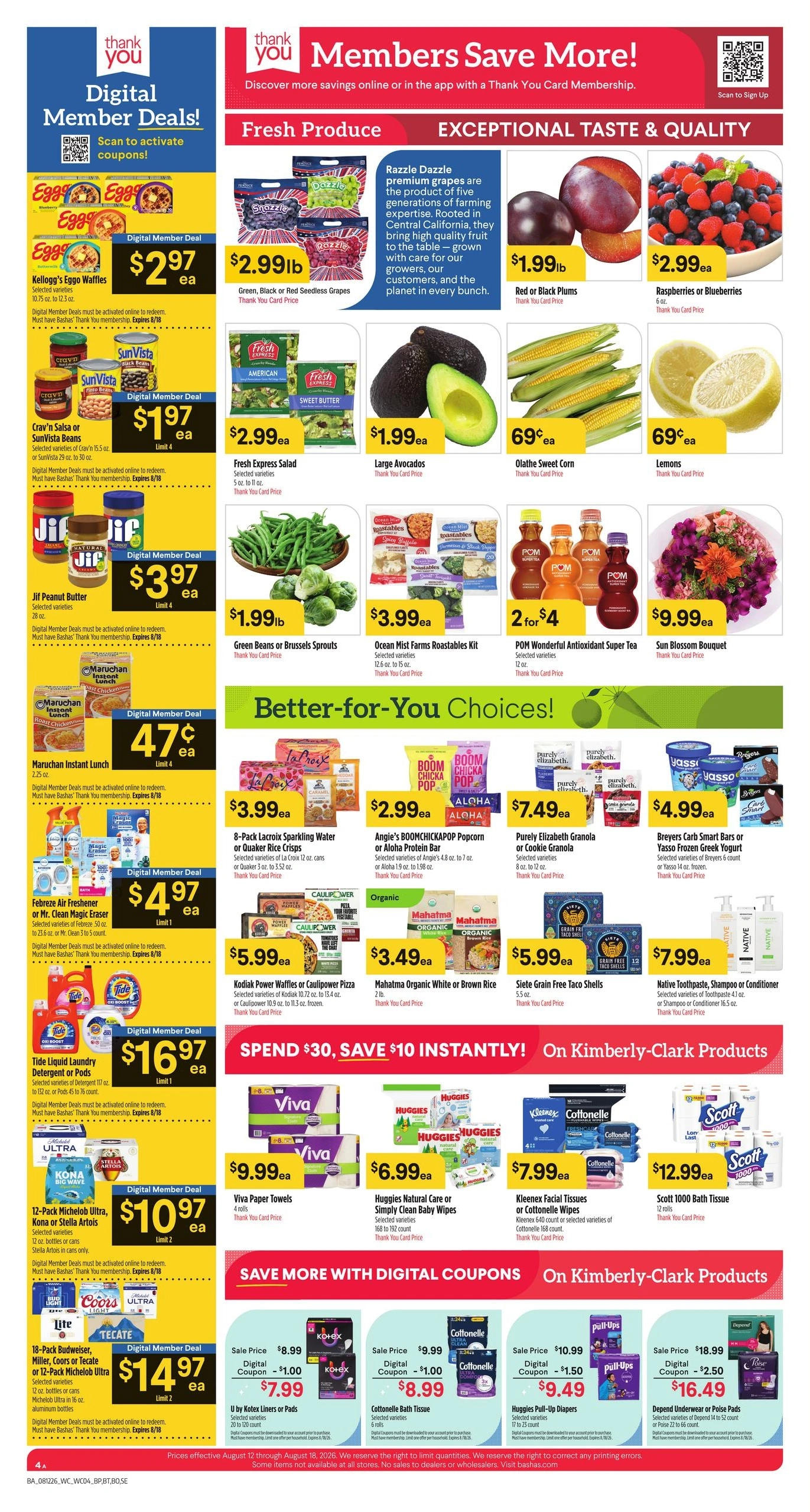 Bashas' flyer page 4