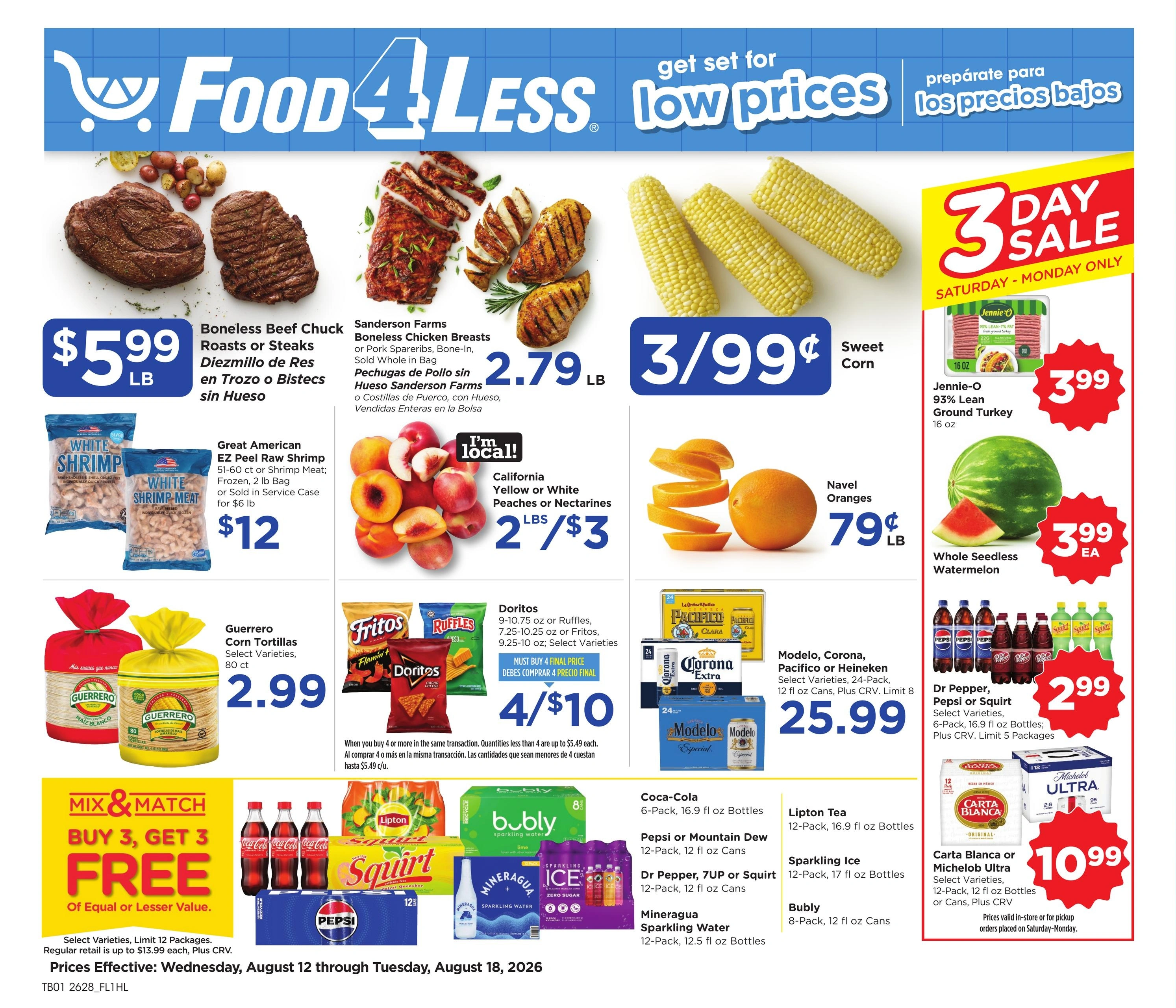 Food 4 Less flyer page 1