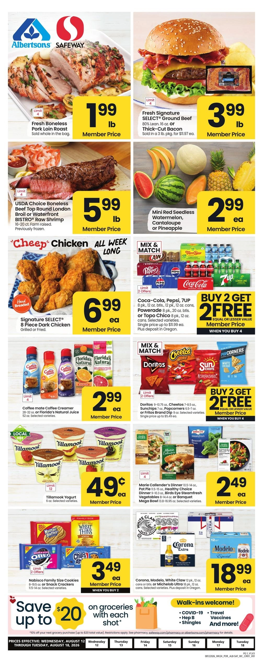 Albertsons flyer page 1