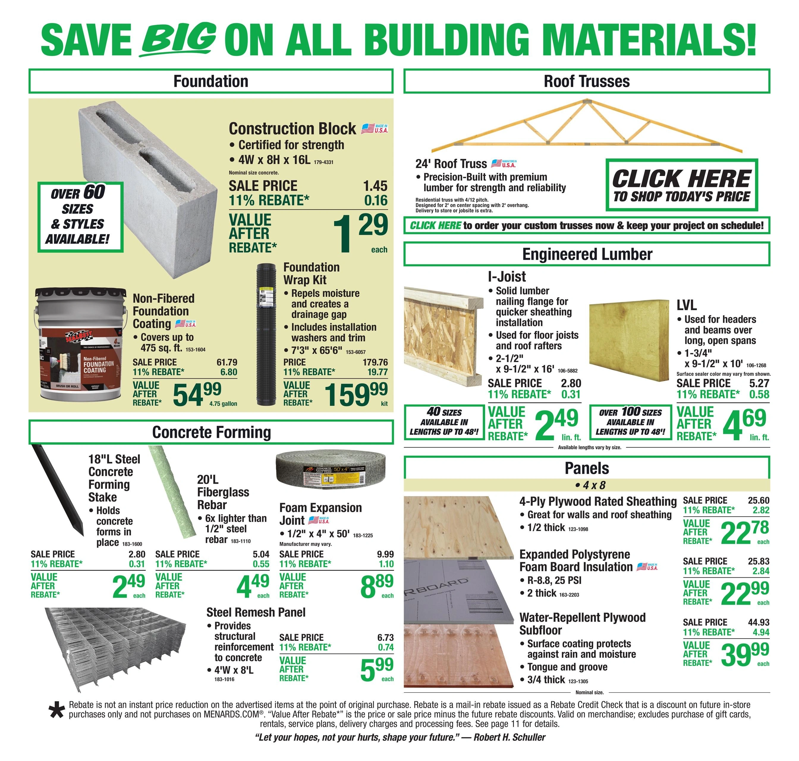 Menards flyer page 10