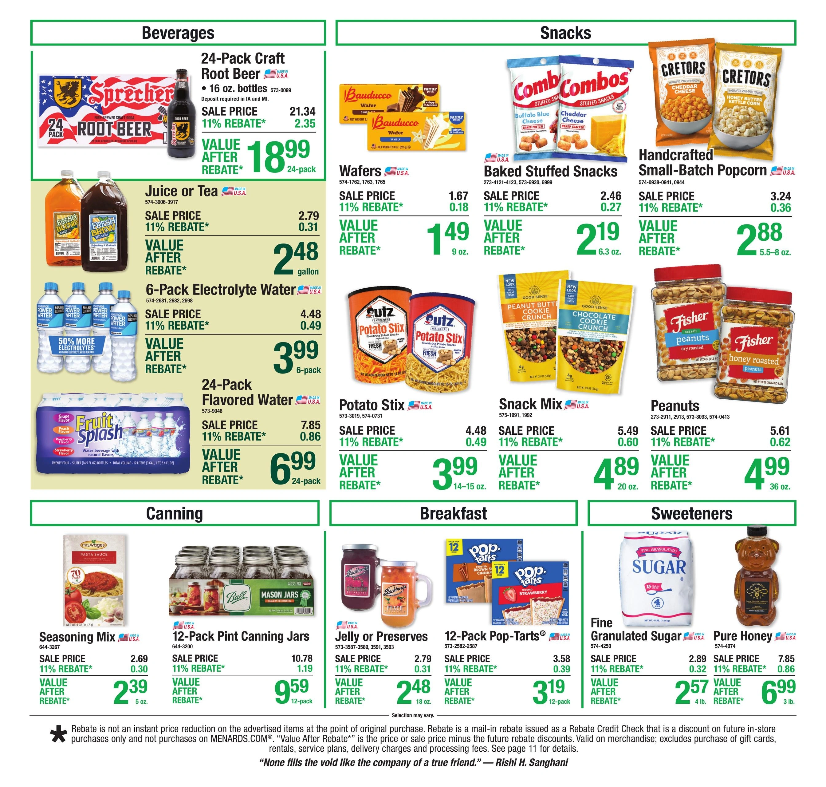 Menards flyer page 3
