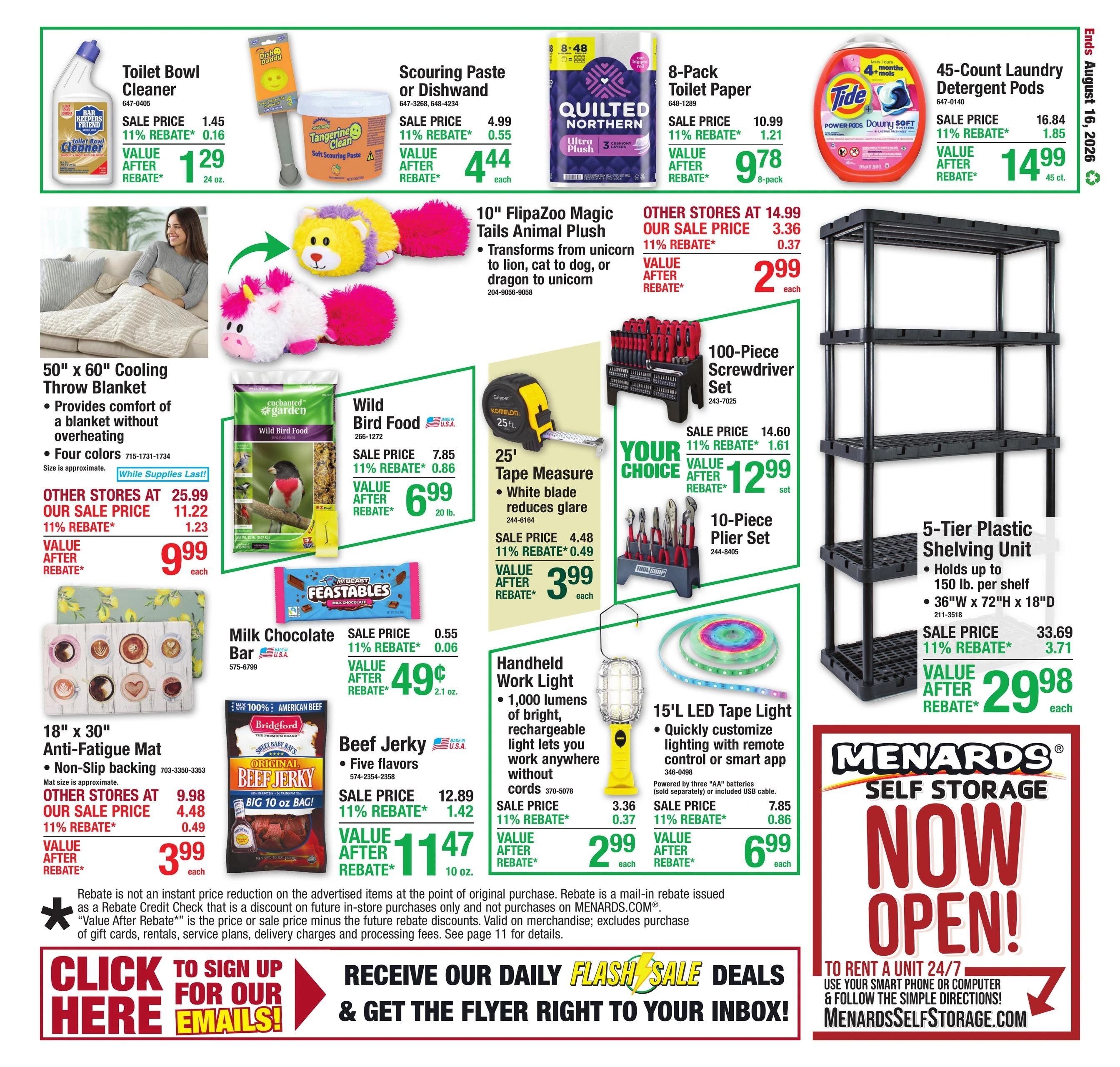 Menards flyer page 20