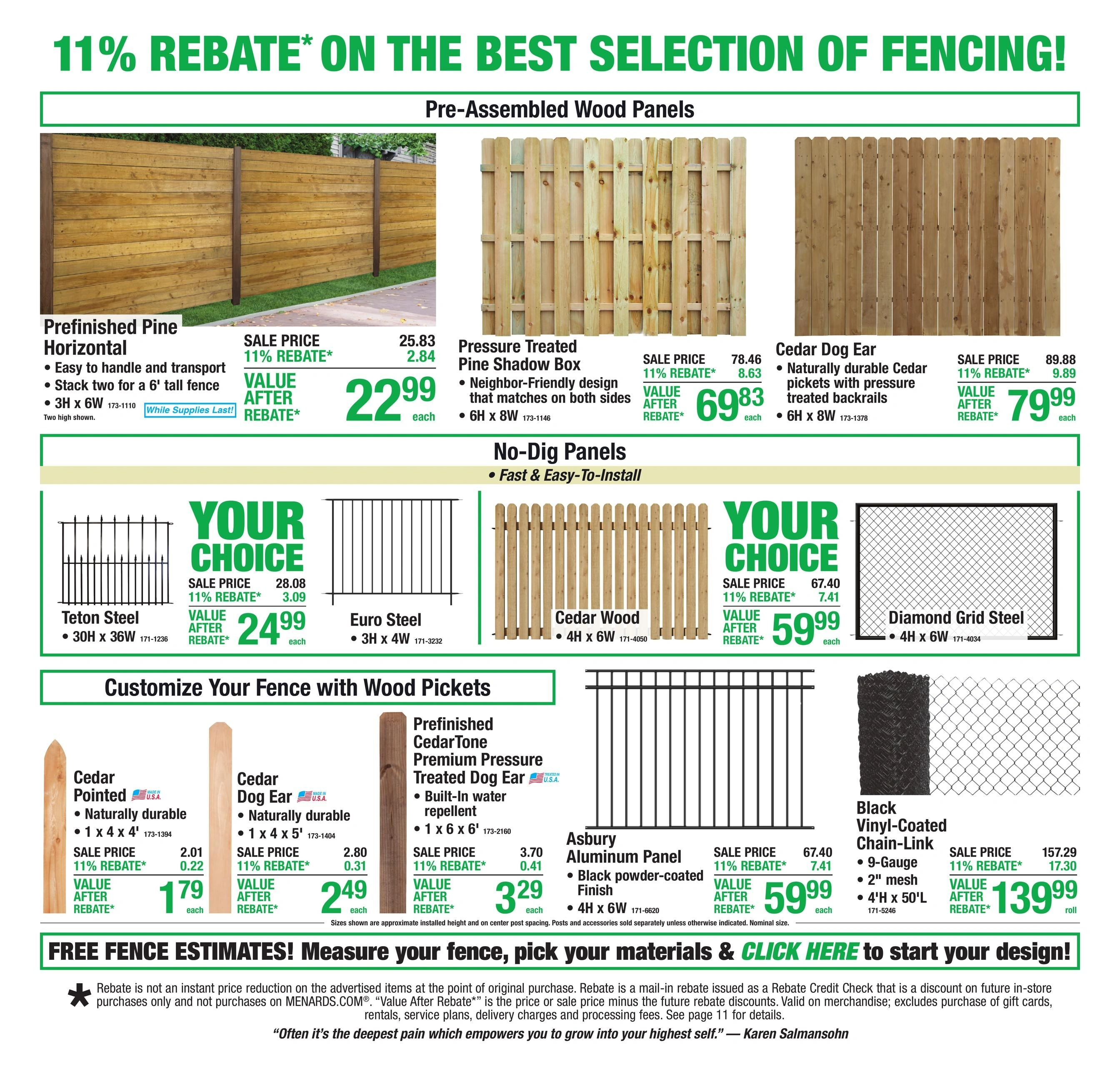 Menards flyer page 8