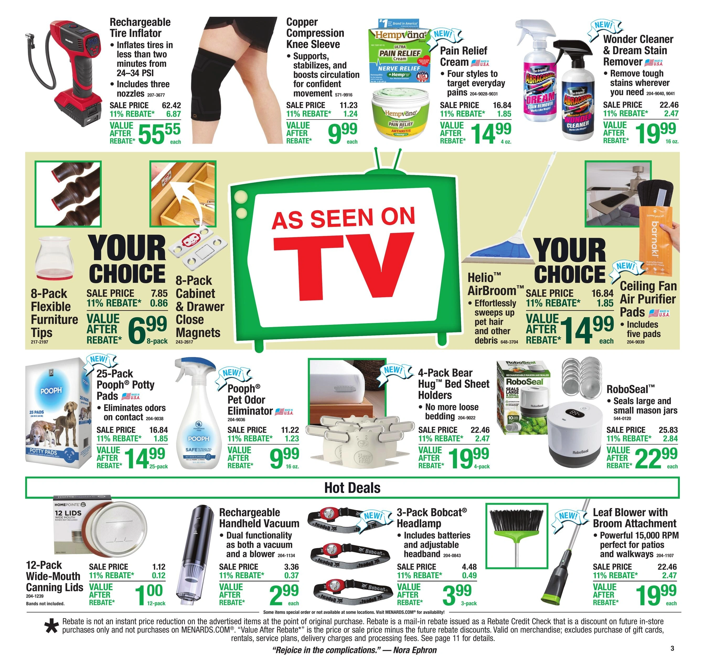 Menards flyer page 6