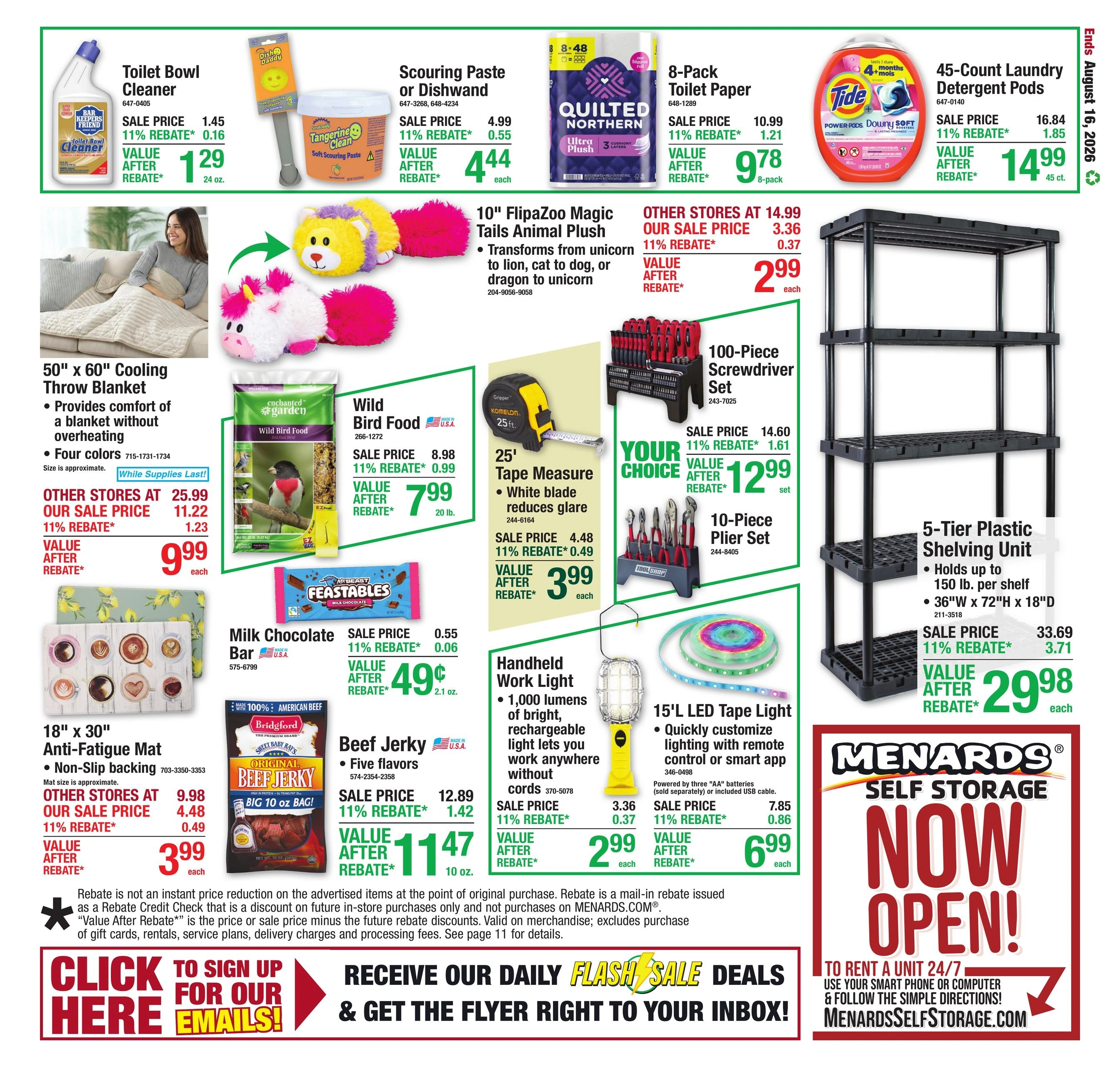 Menards flyer page 20