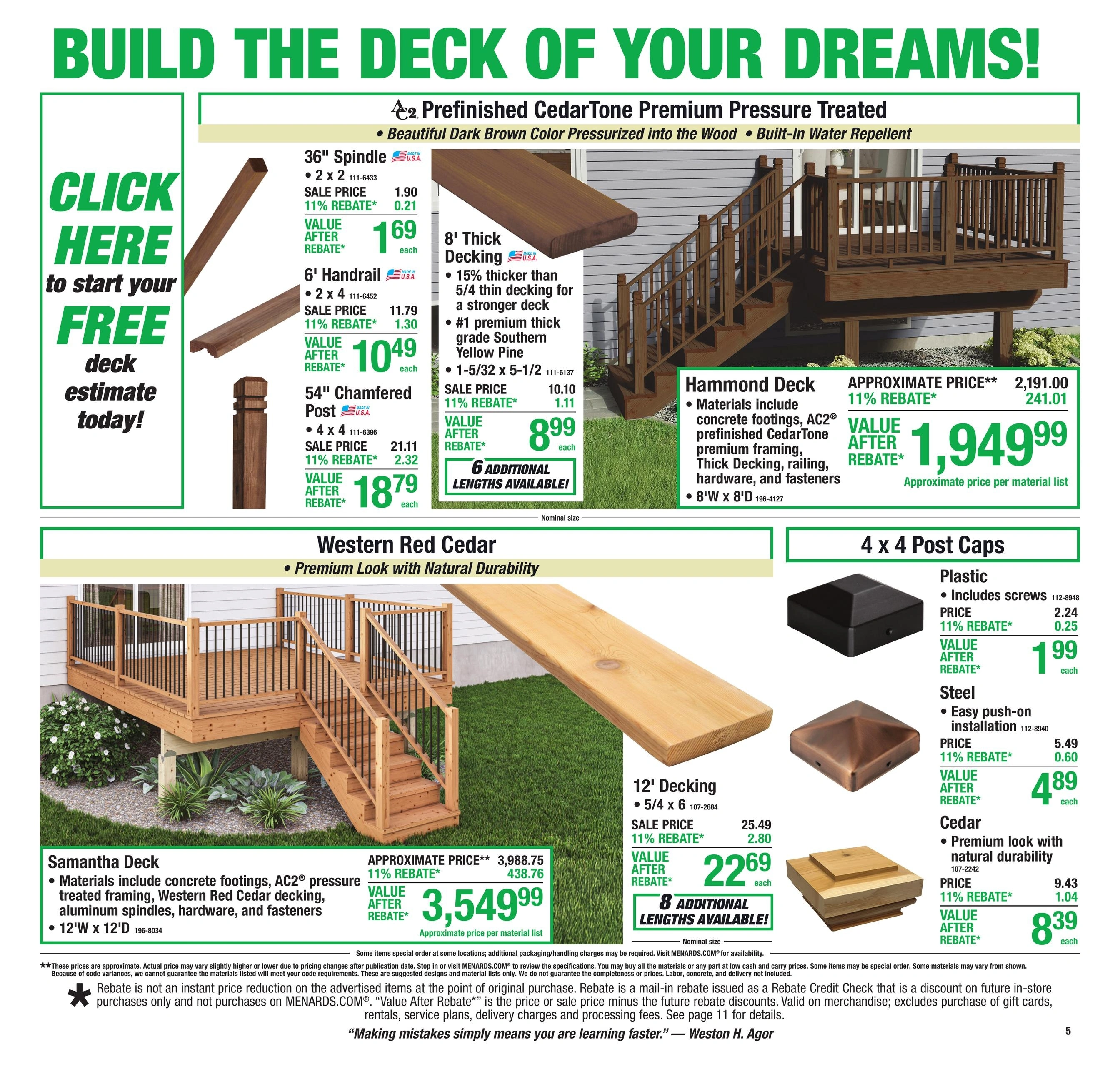 Menards flyer page 9