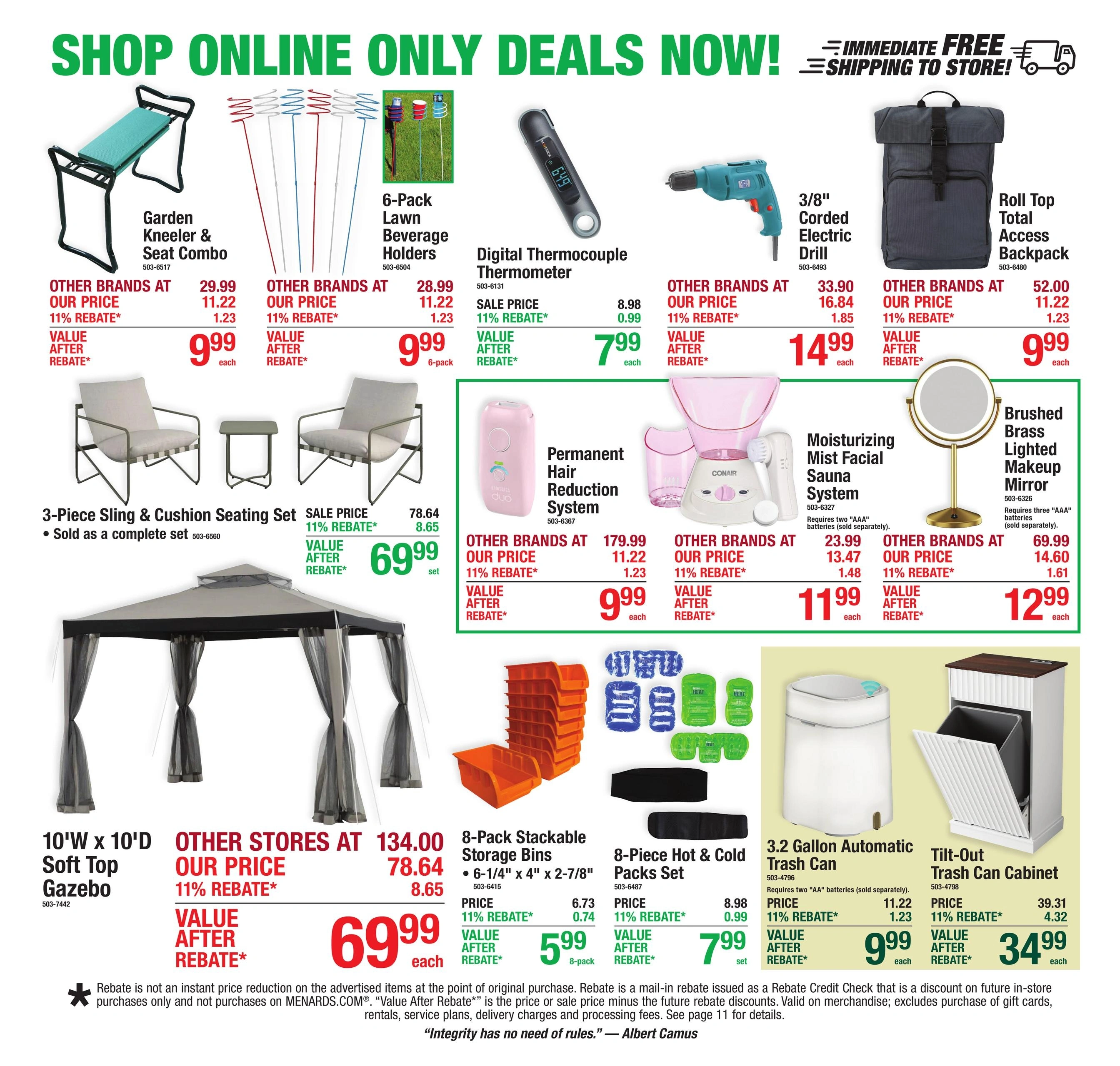 Menards flyer page 5