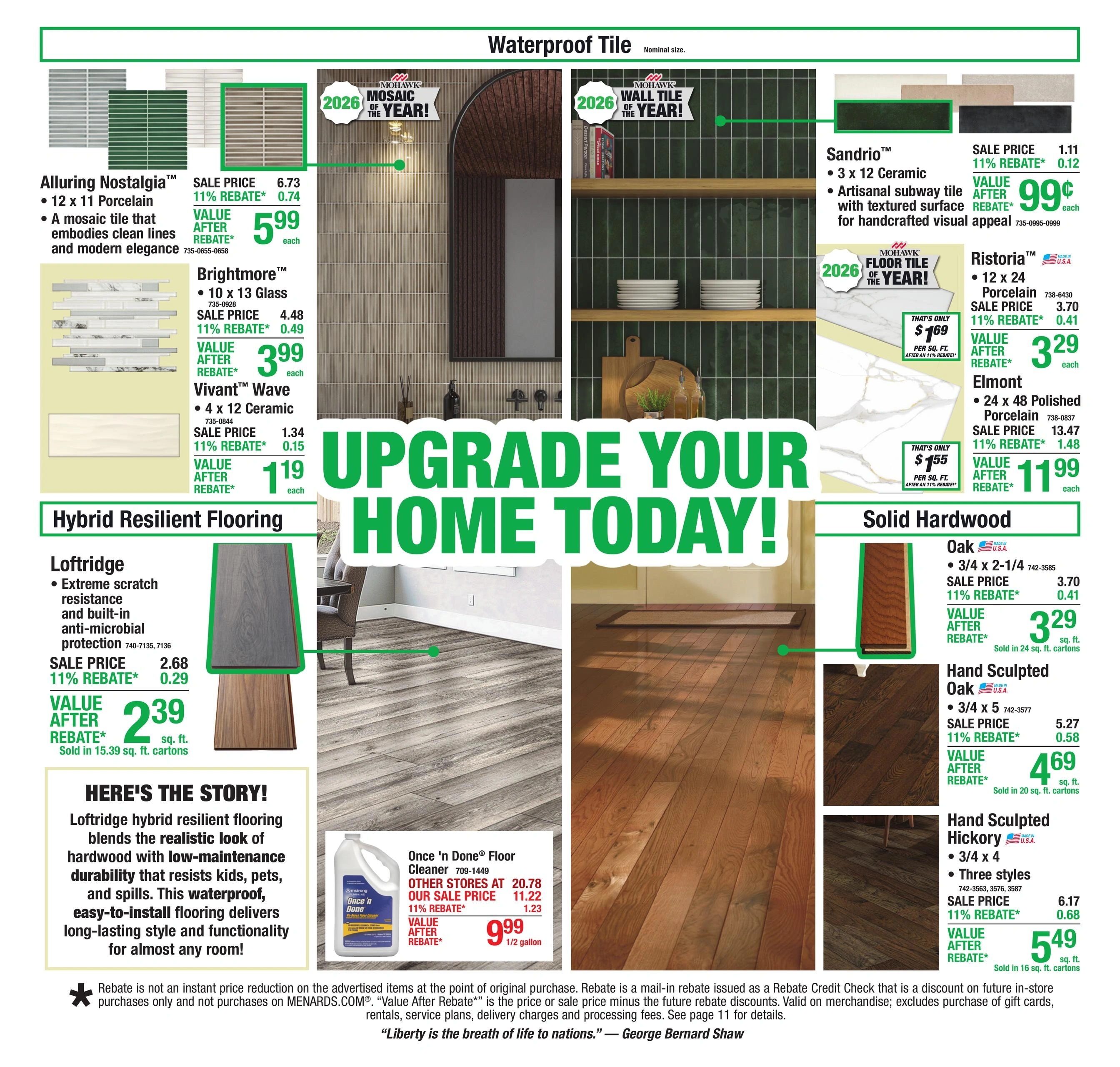Menards flyer page 19