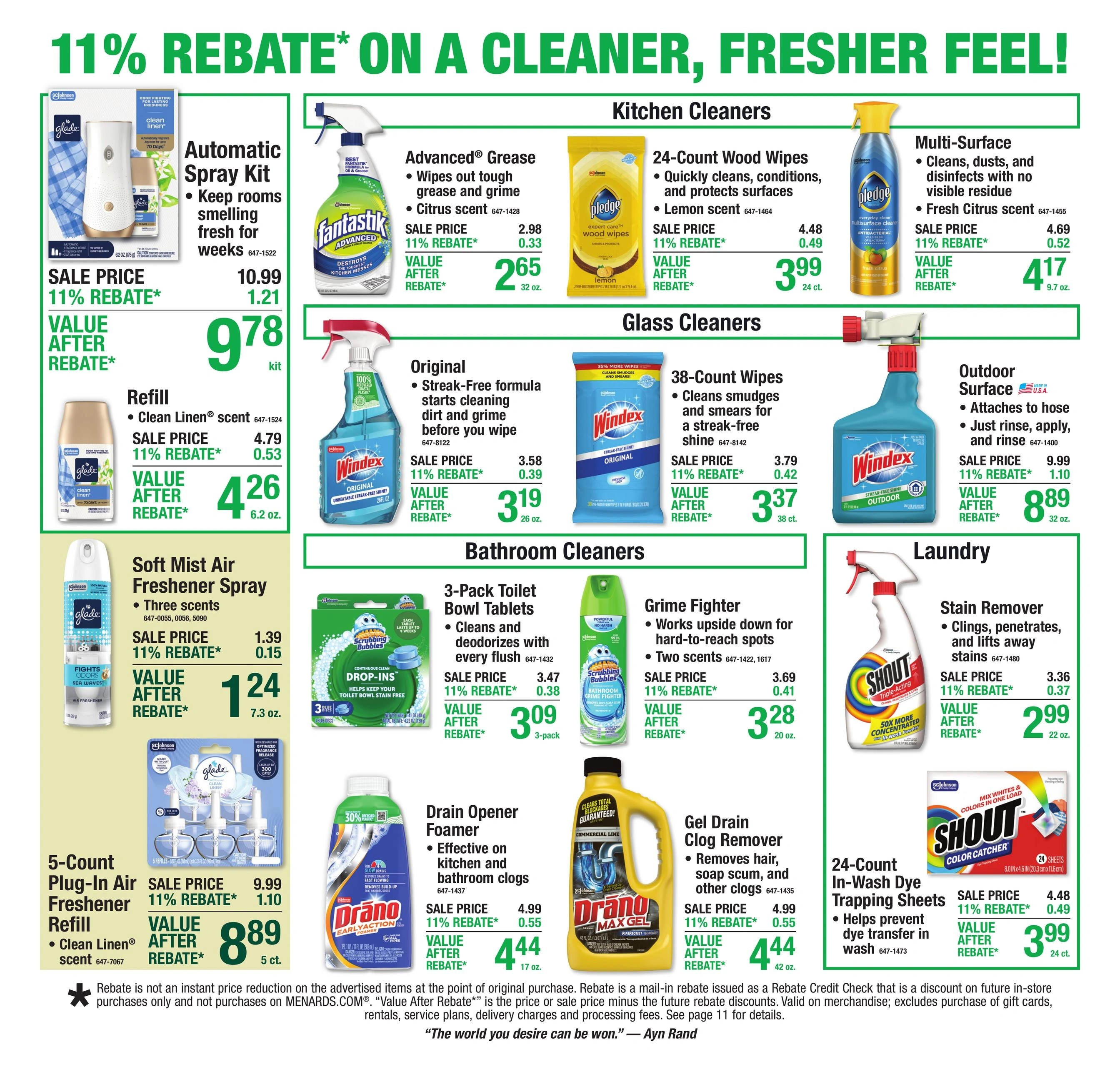 Menards flyer page 2