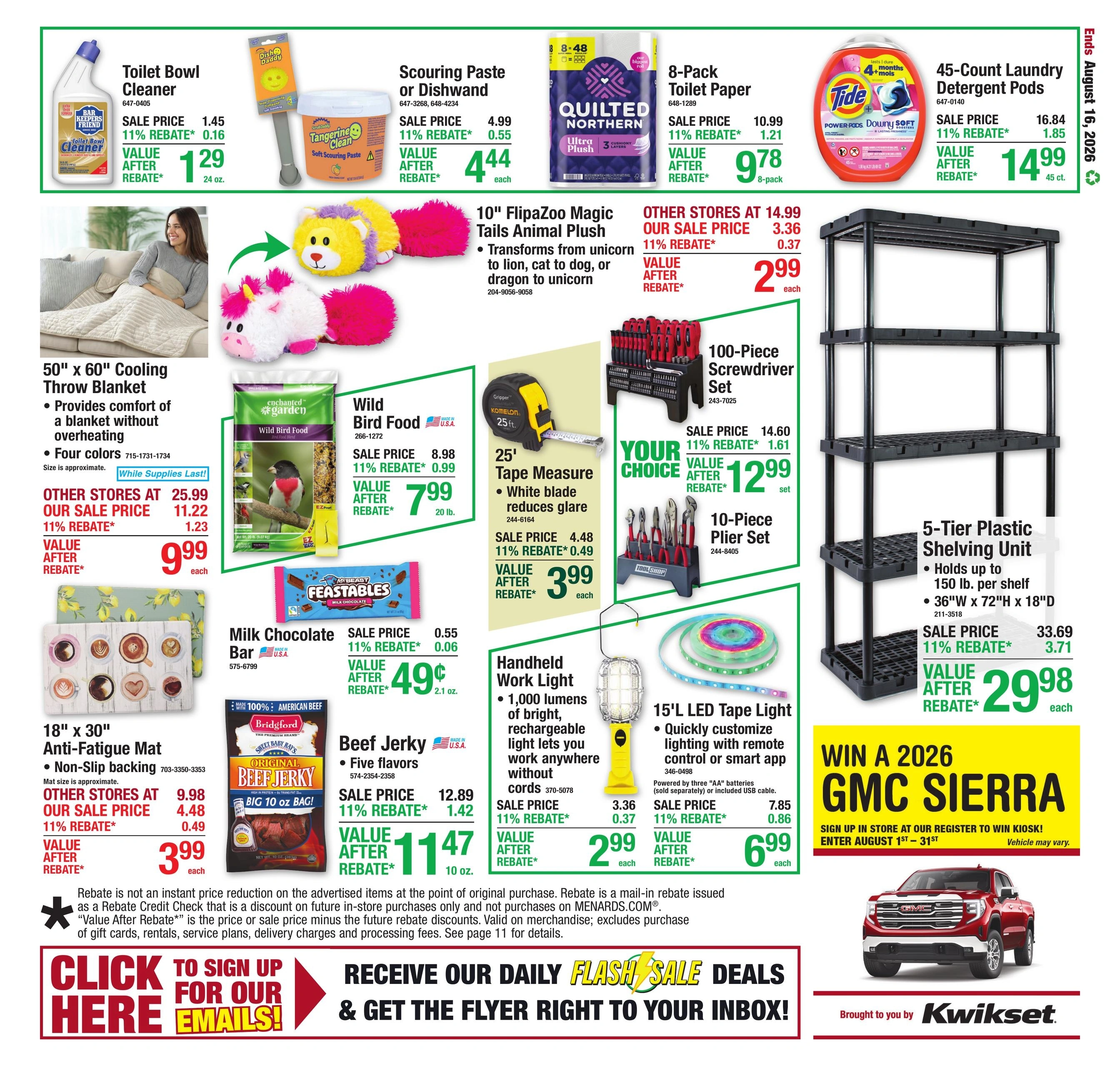 Menards flyer page 20