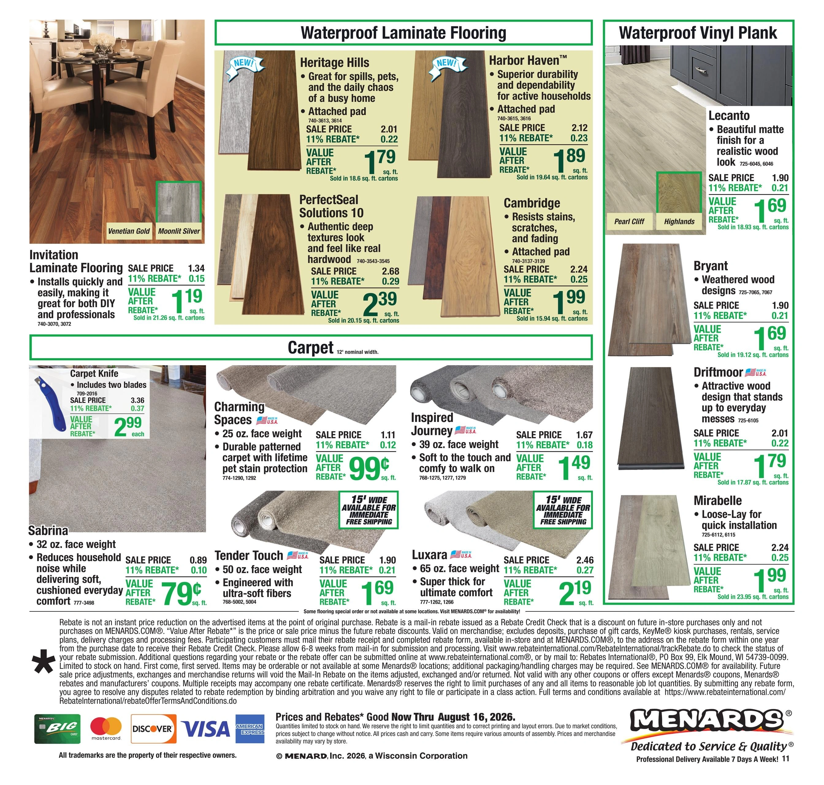 Menards flyer page 18