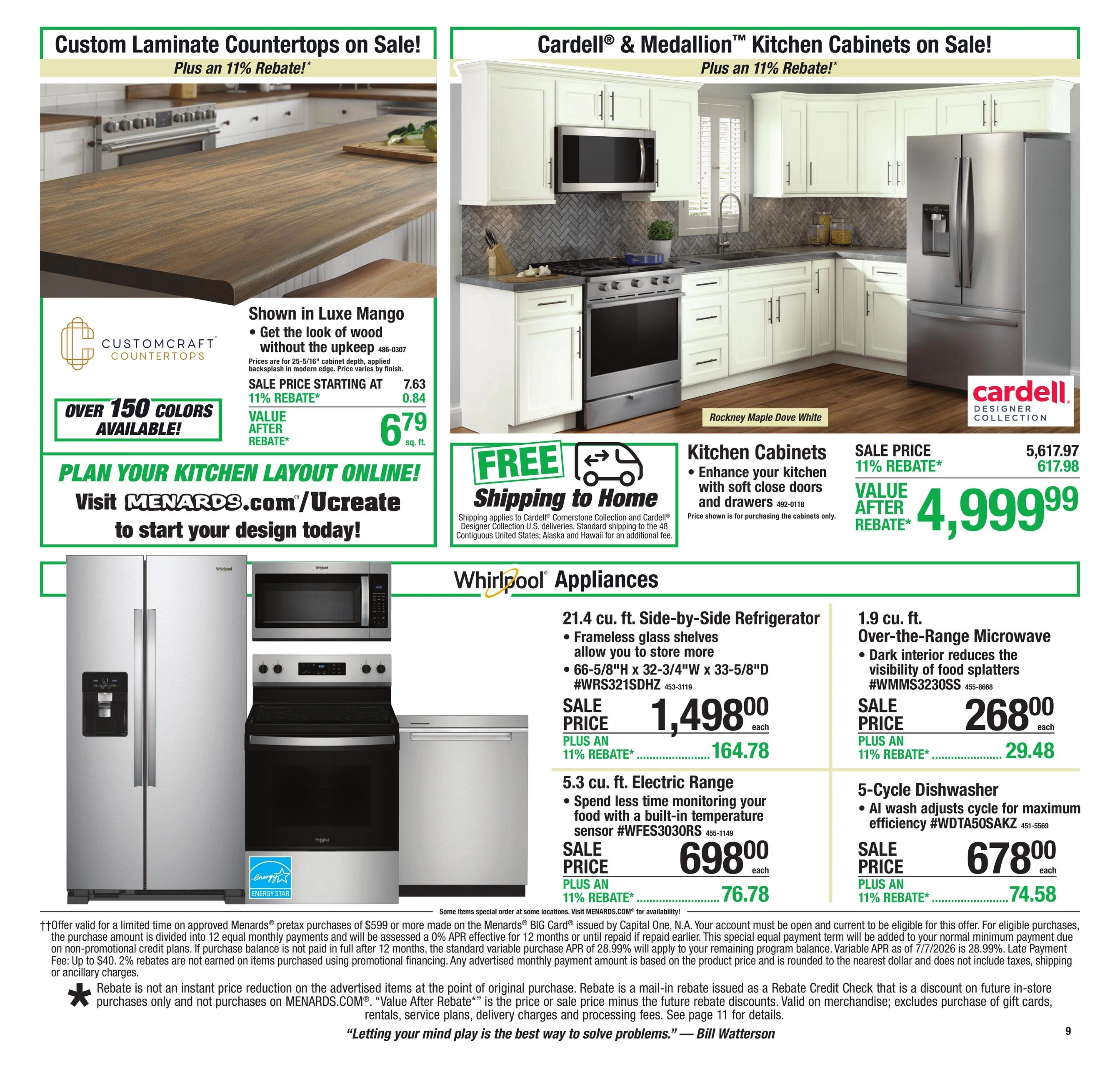 Menards flyer page 15