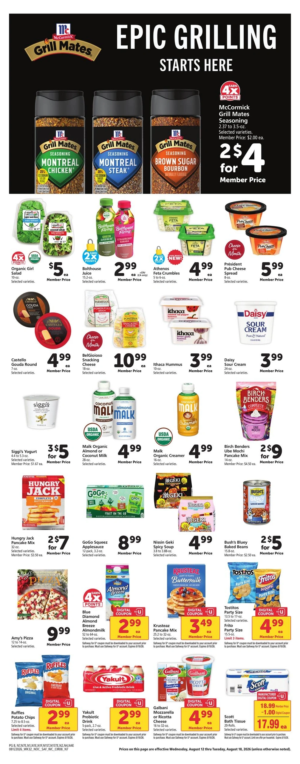 Safeway flyer page 8
