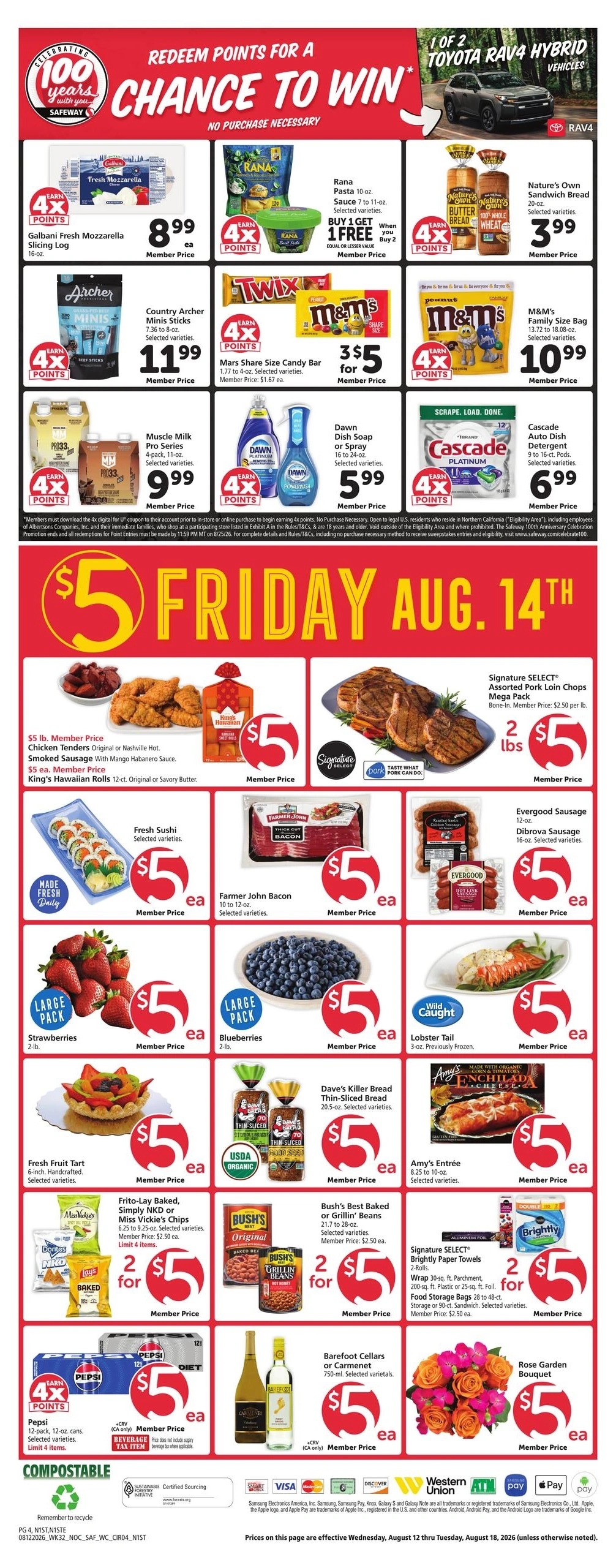 Safeway flyer page 4