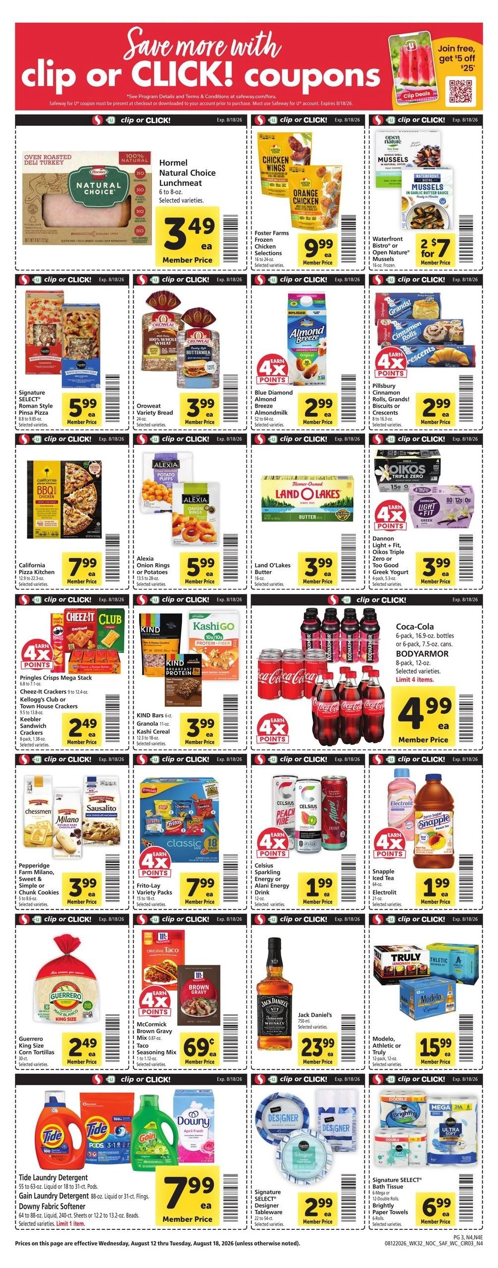 Safeway flyer page 3