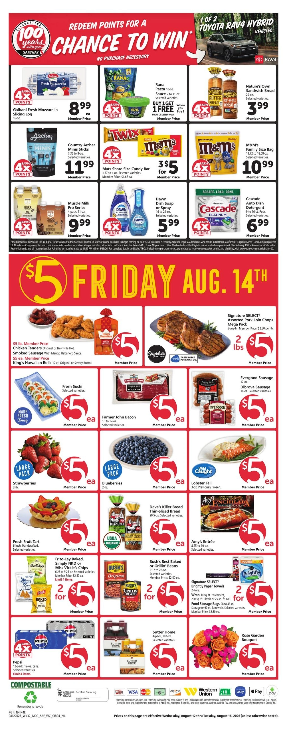 Safeway flyer page 4