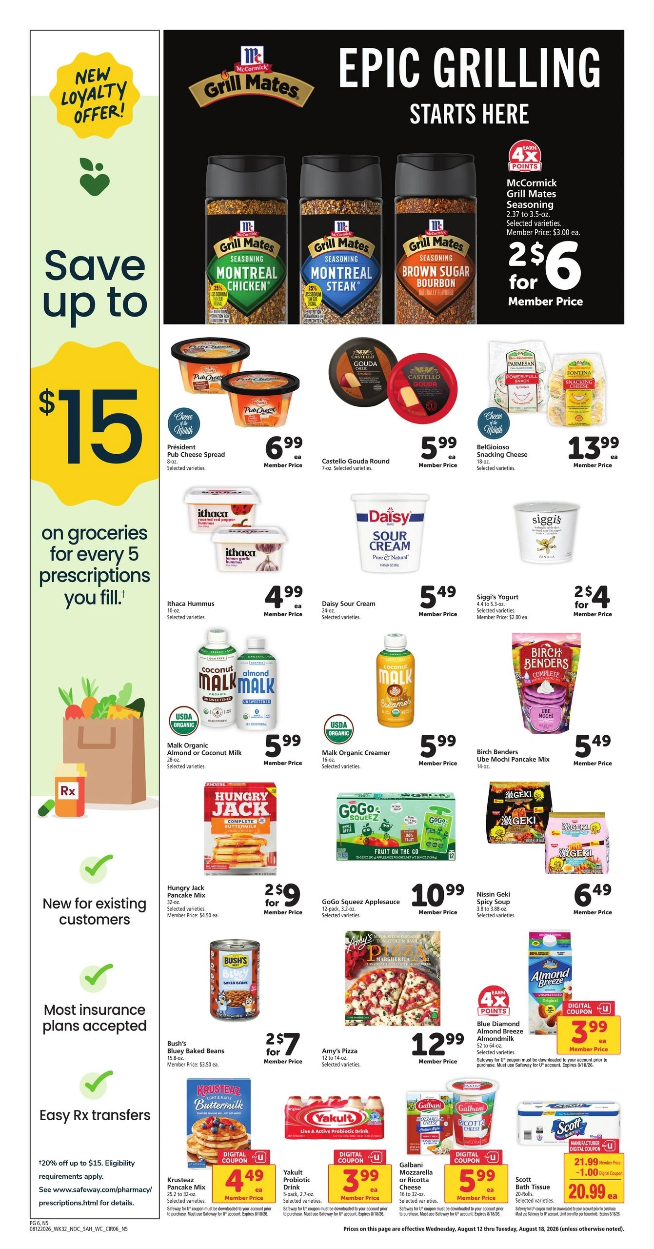 Safeway flyer page 6