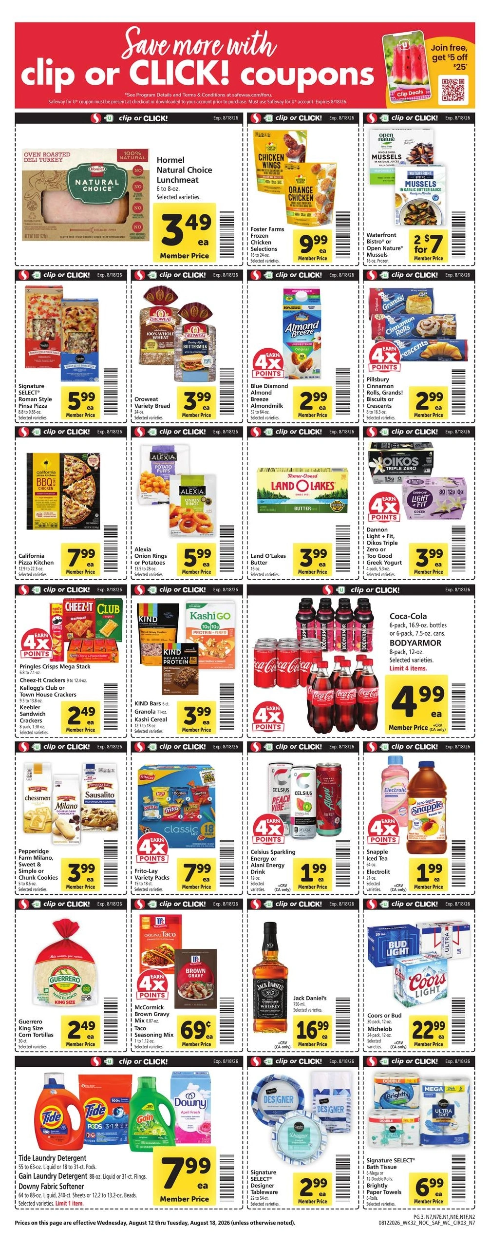 Safeway flyer page 3