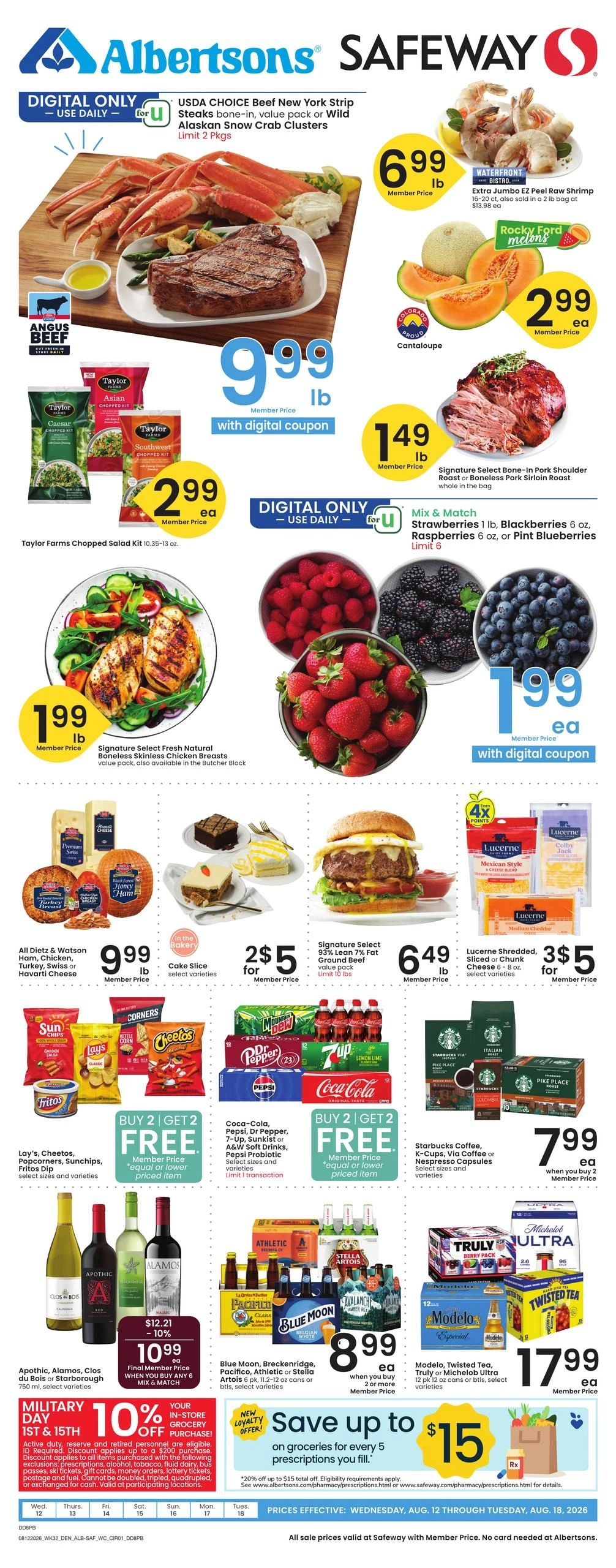 Safeway flyer page 1