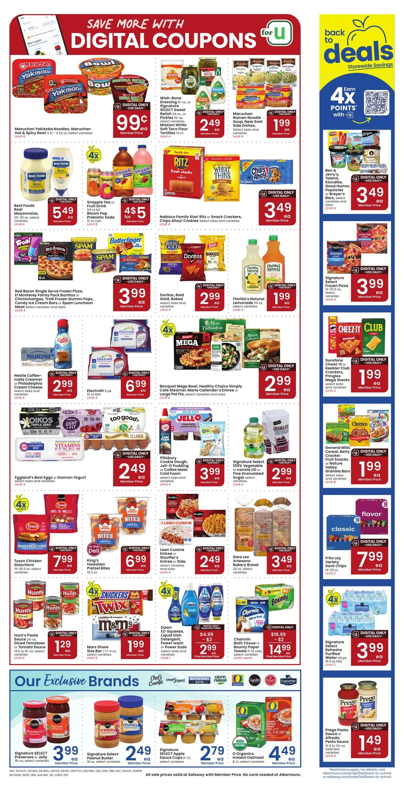 Safeway flyer page 4