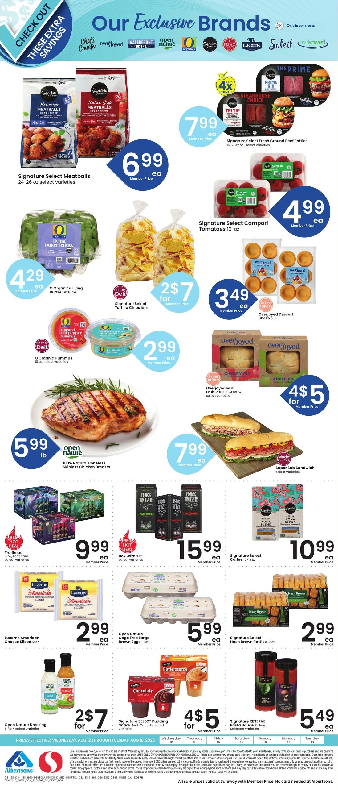 Safeway flyer page 8
