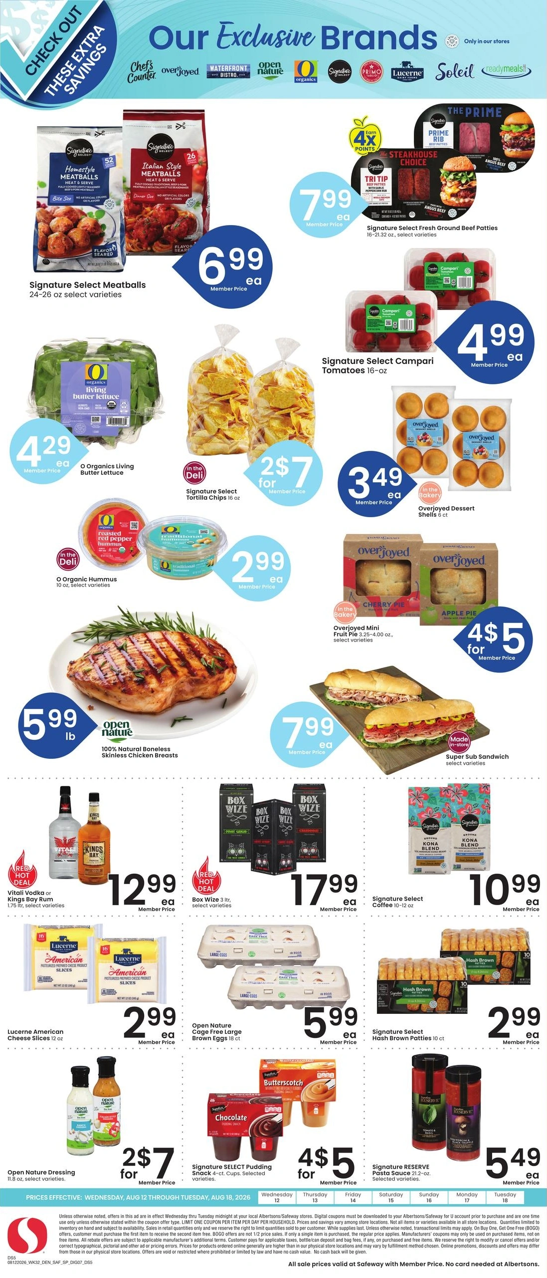 Safeway flyer page 8