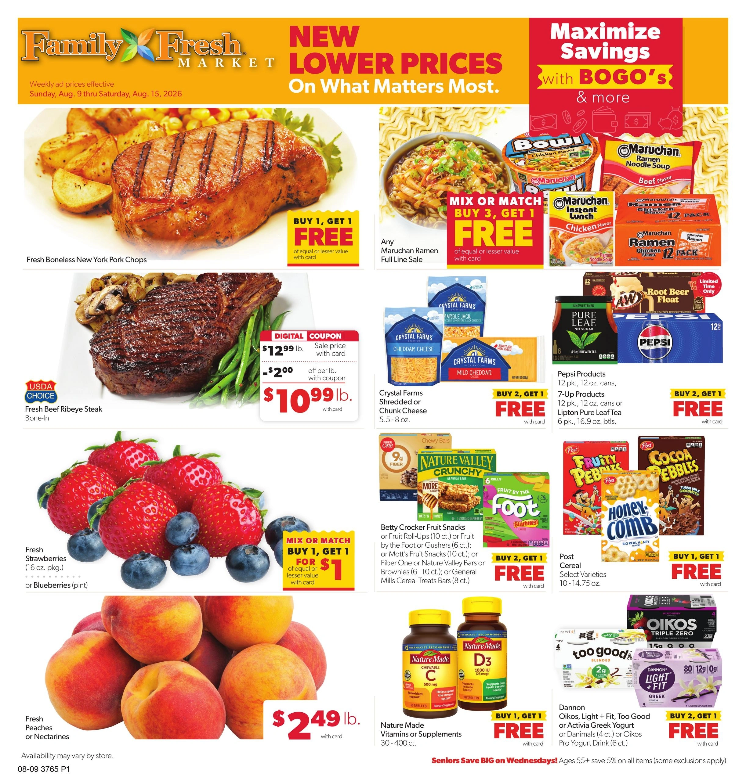 Family Fresh flyer page 1