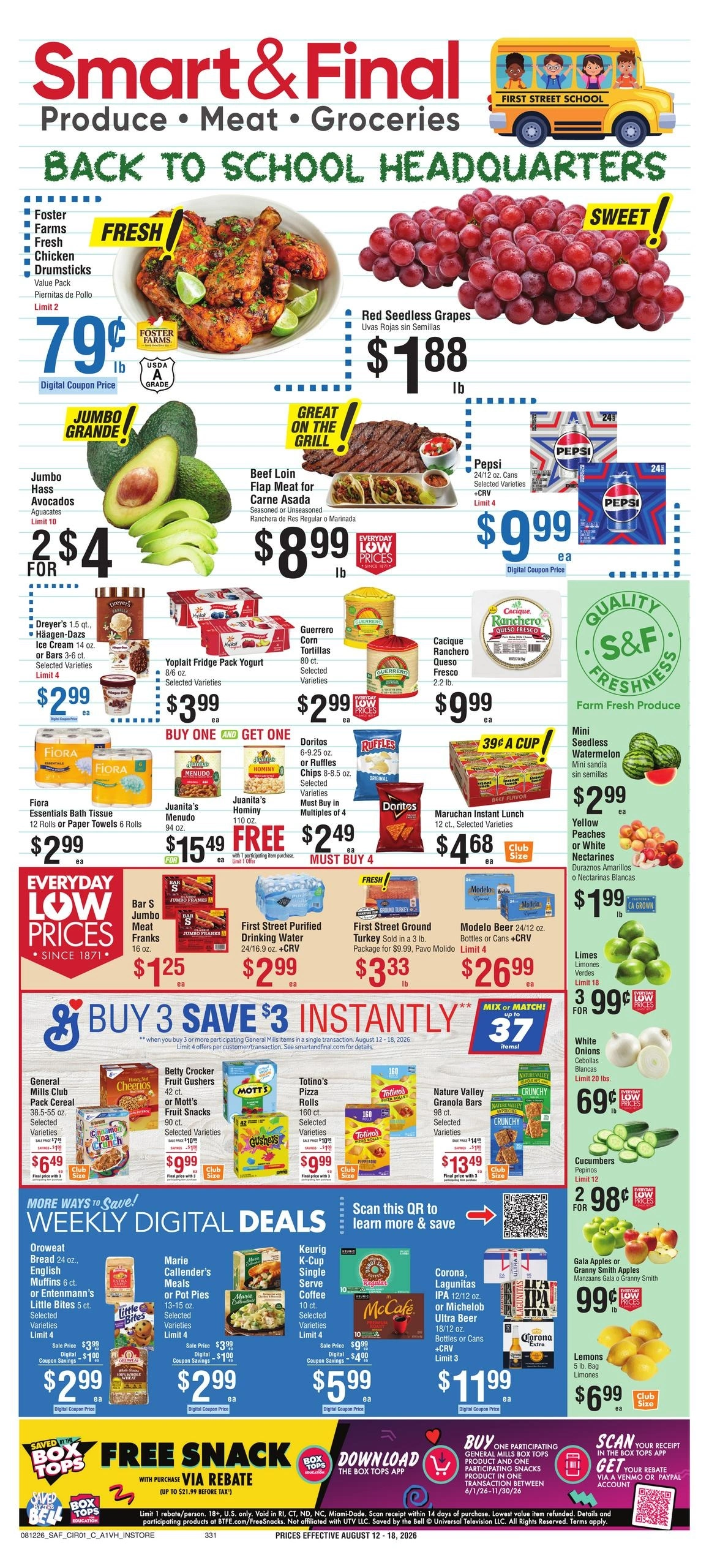 Smart & Final flyer page 1