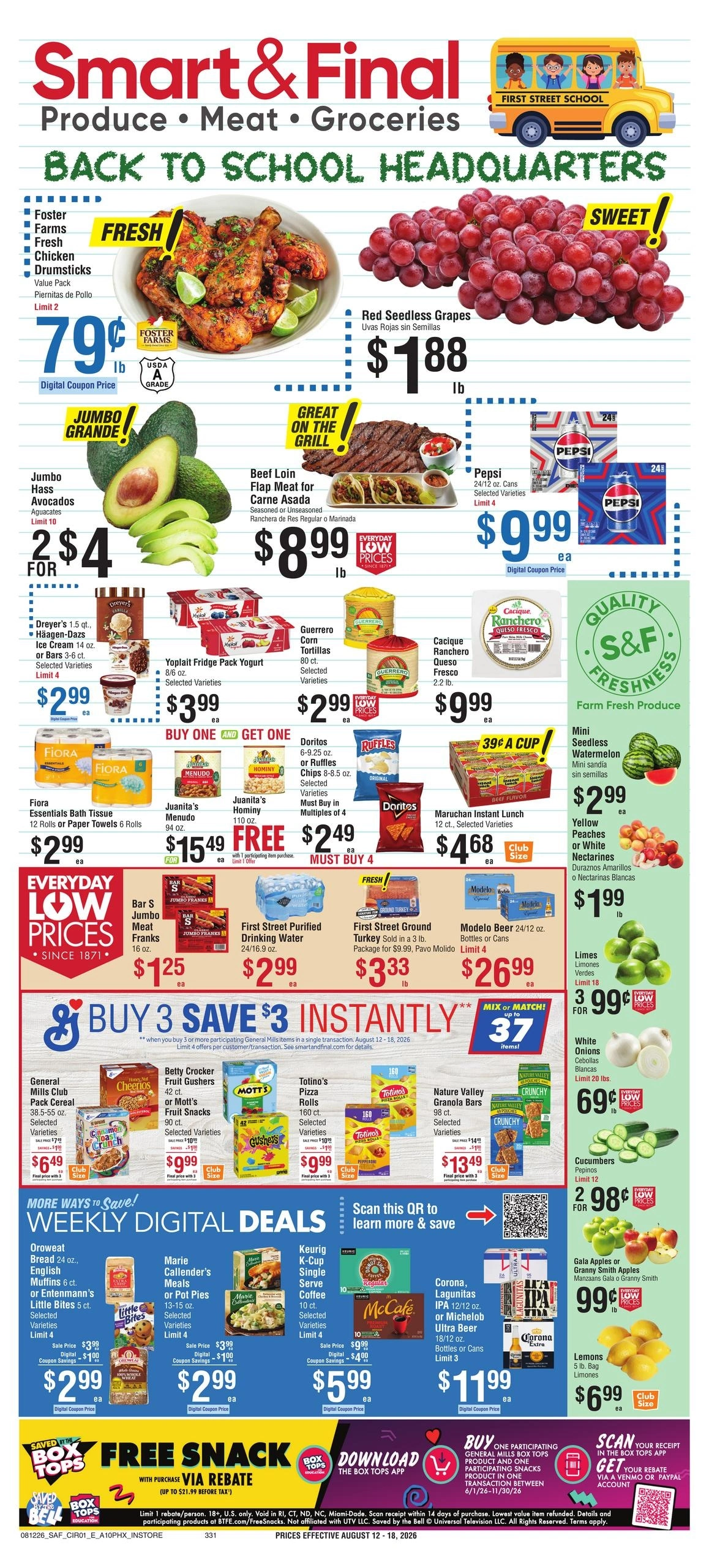 Smart & Final flyer page 1