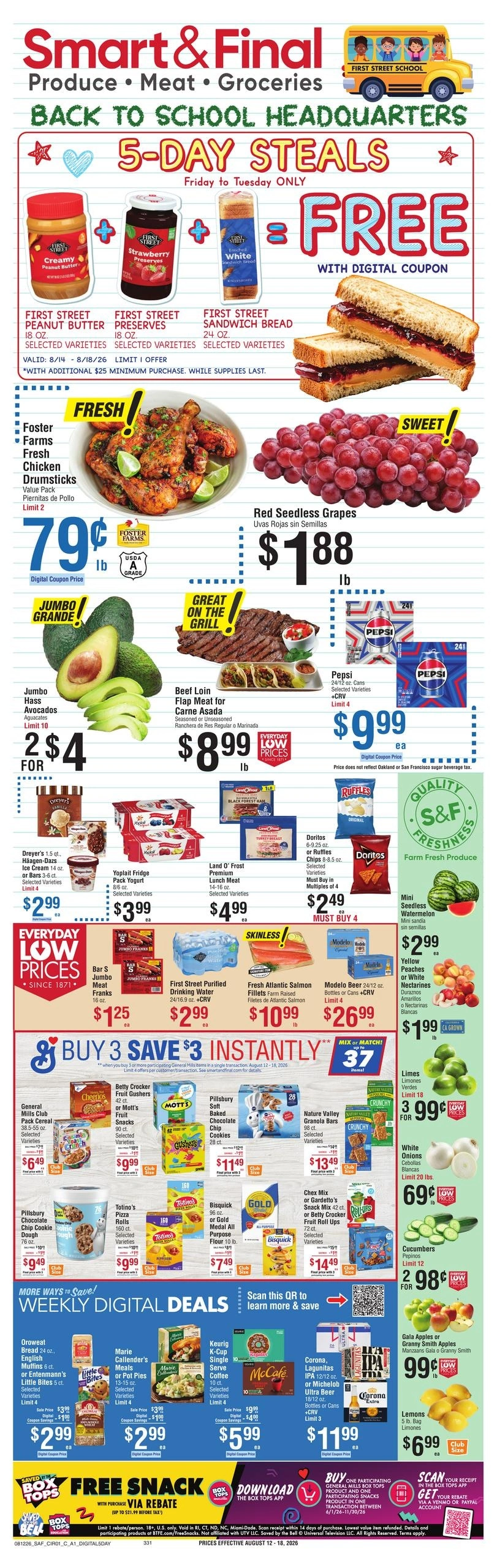 Smart & Final flyer page 1