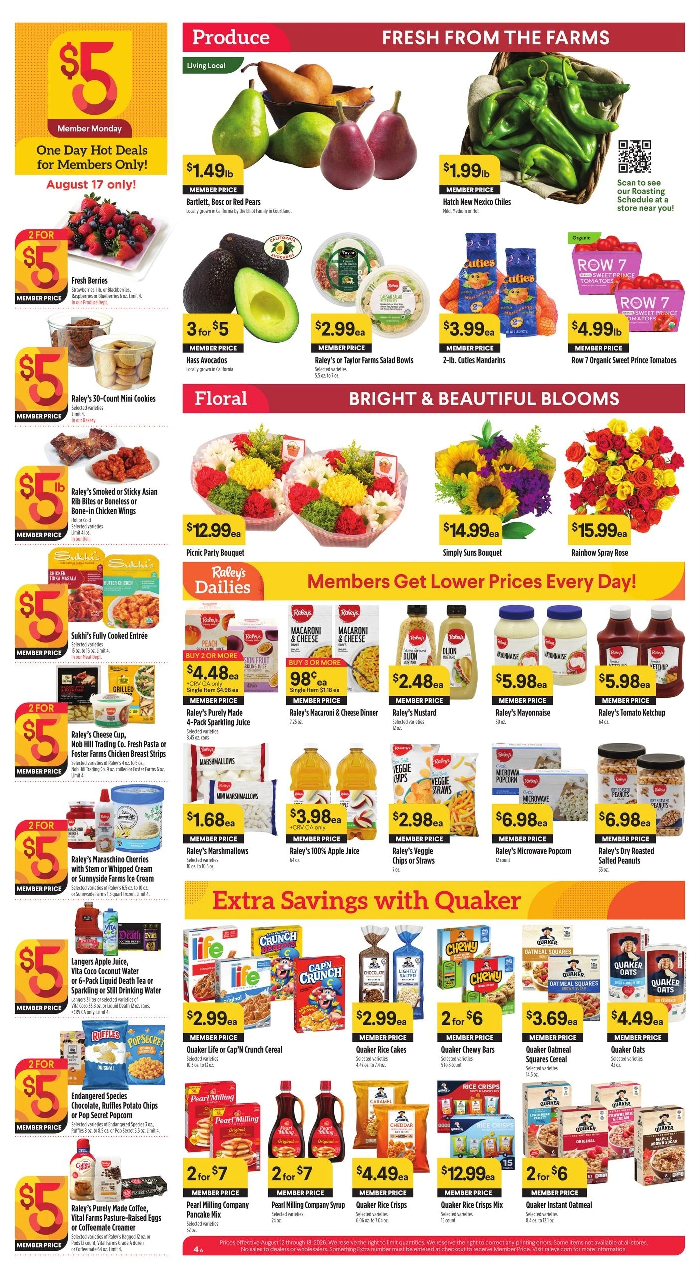 Raley's flyer page 4