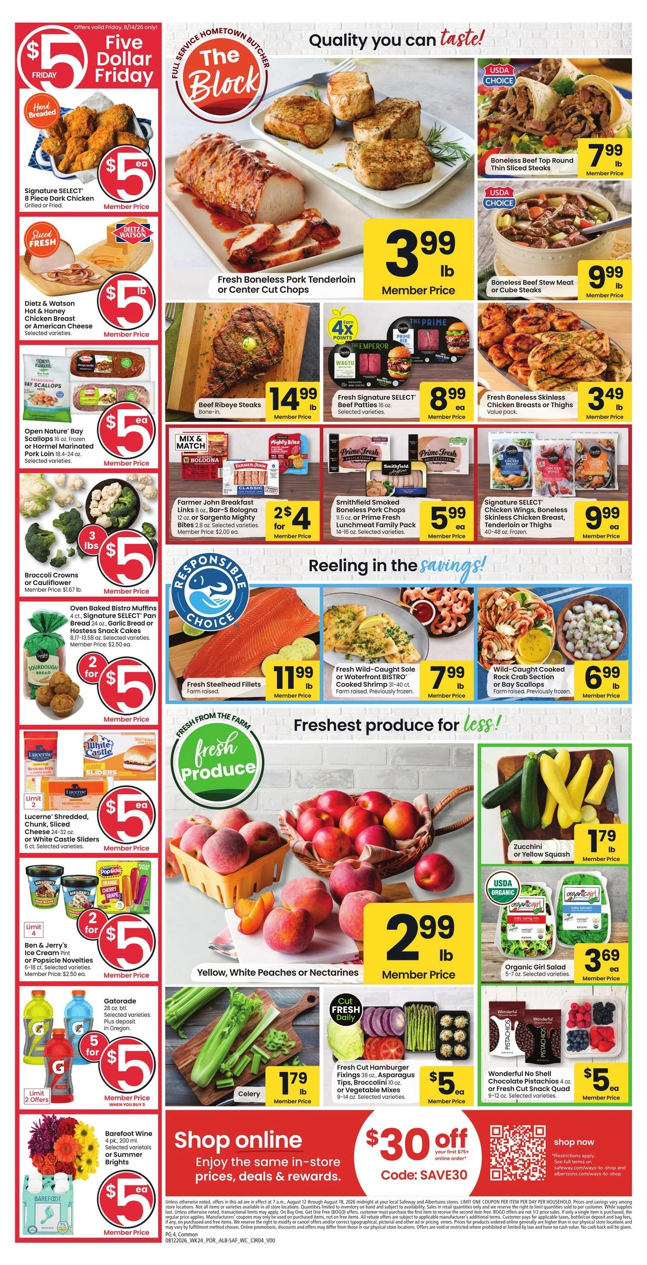 Safeway flyer page 3