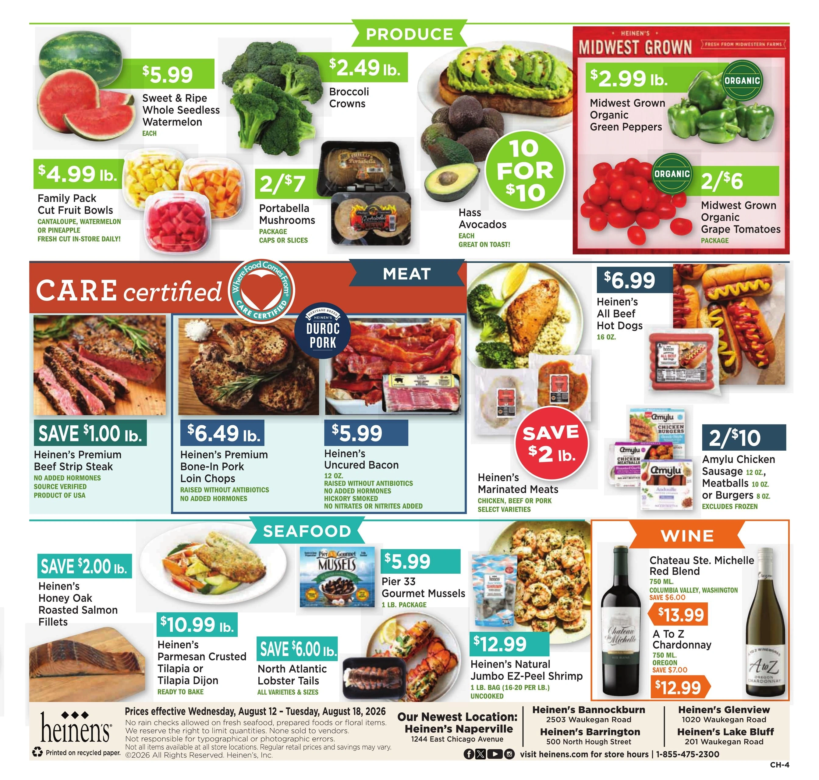 Heinen's Grocery Store flyer page 4
