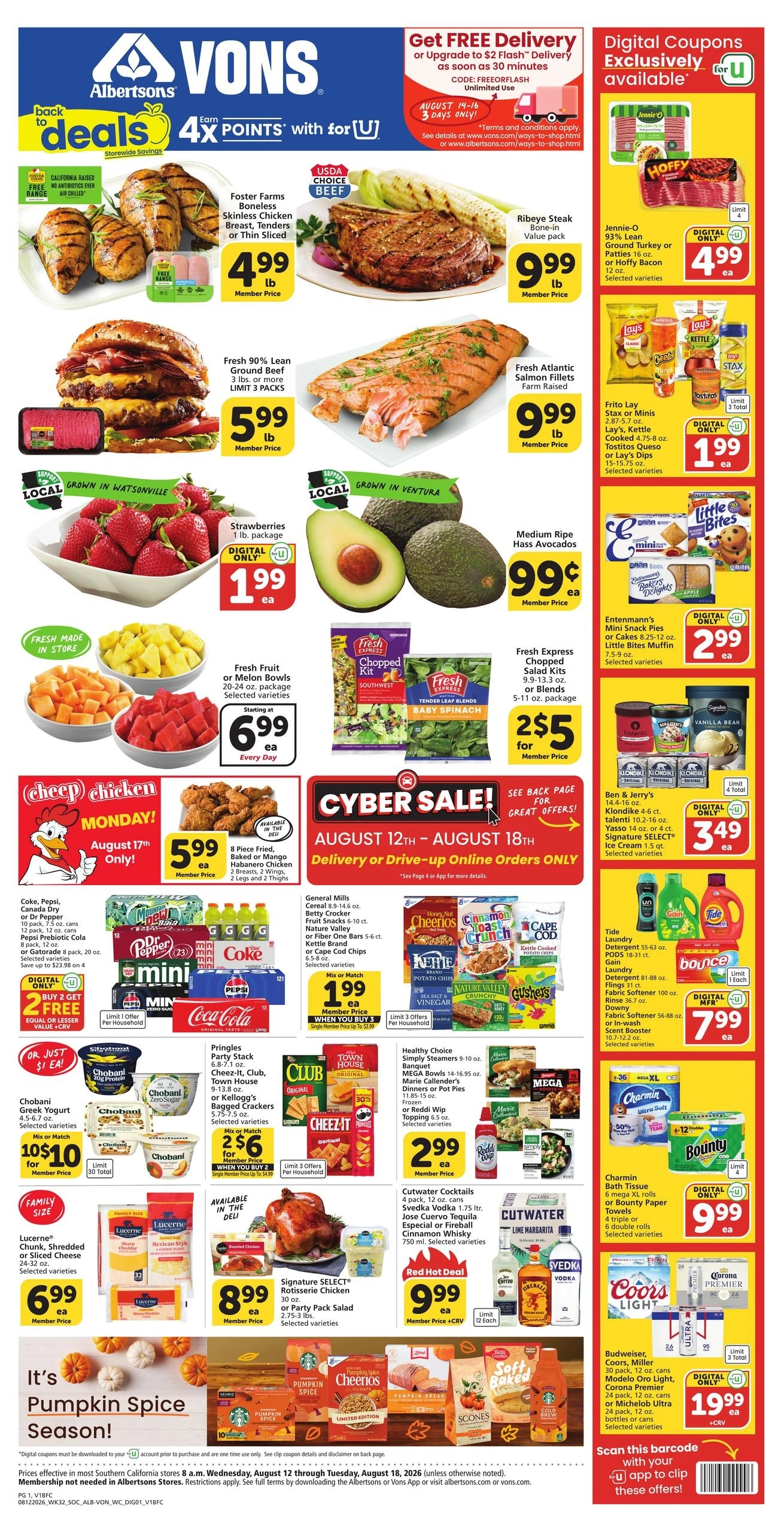 Albertsons flyer page 1