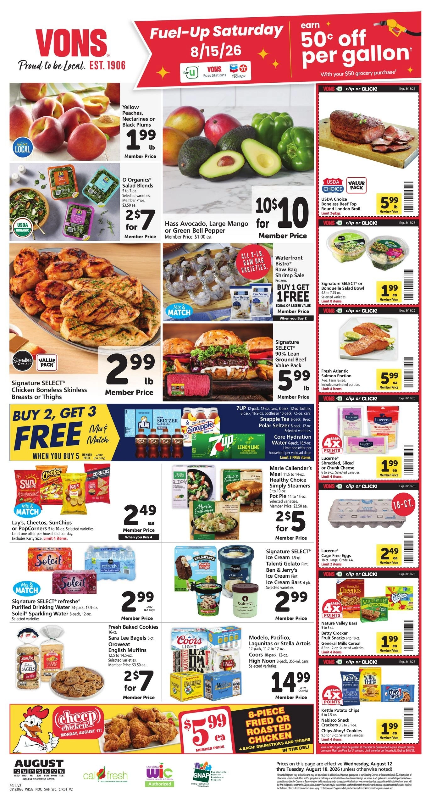 Vons flyer page 1